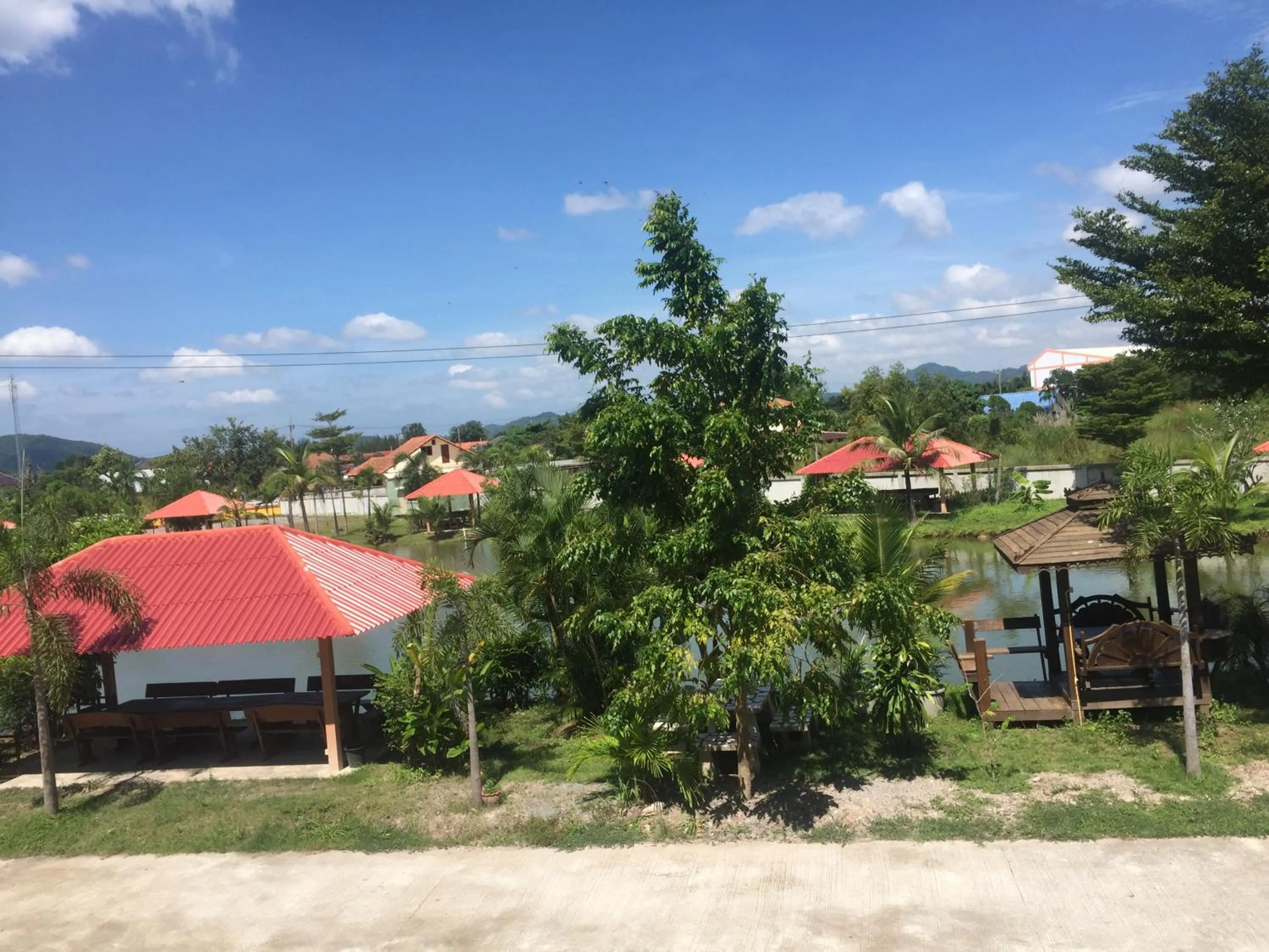 Bird's eye view in Khwanruen Fishing Resort