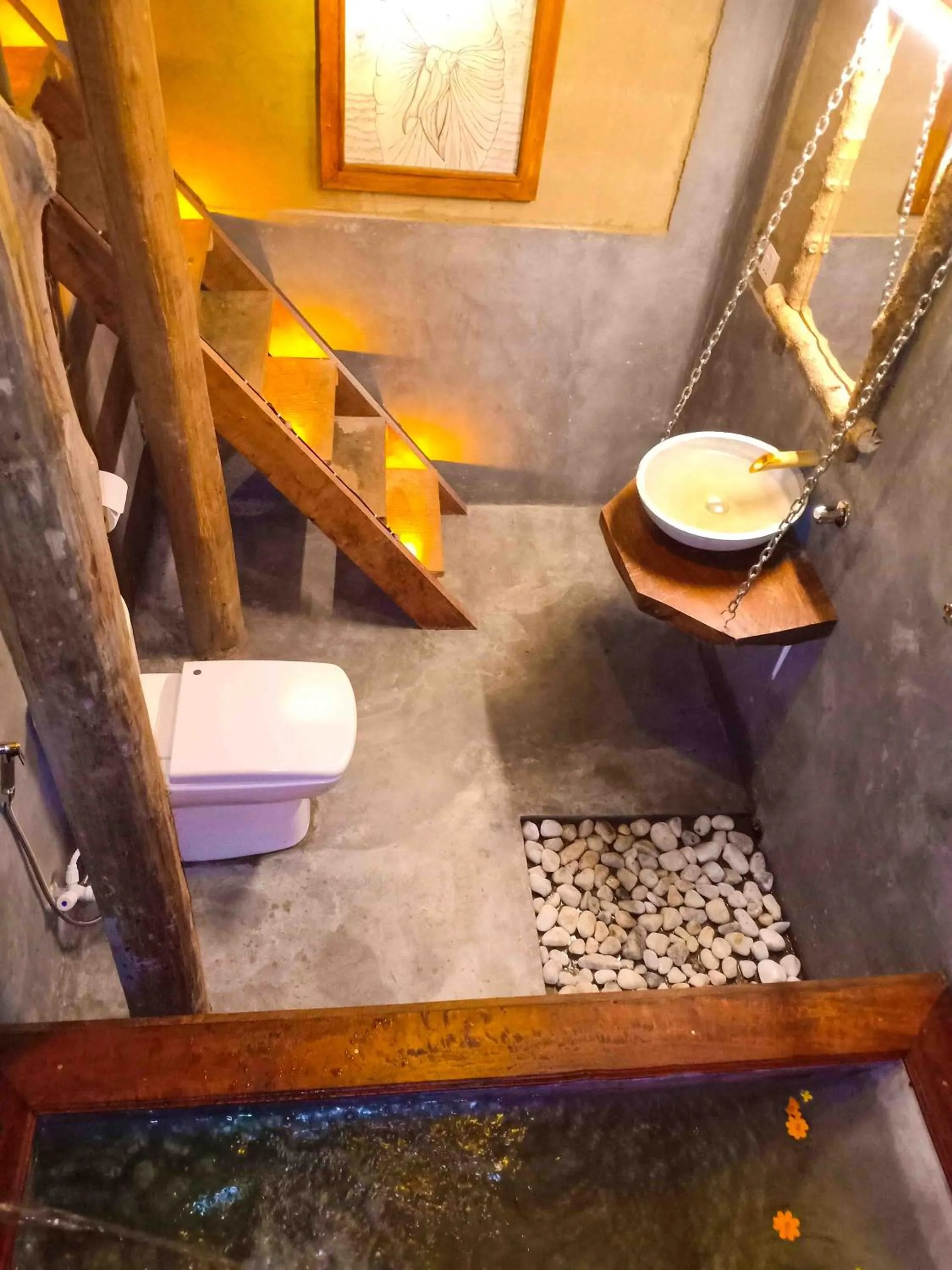 Bathroom in girilena resort