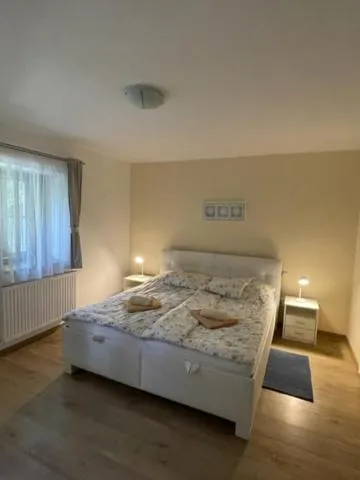 Bedroom, Bed in Hájovna Bukovec