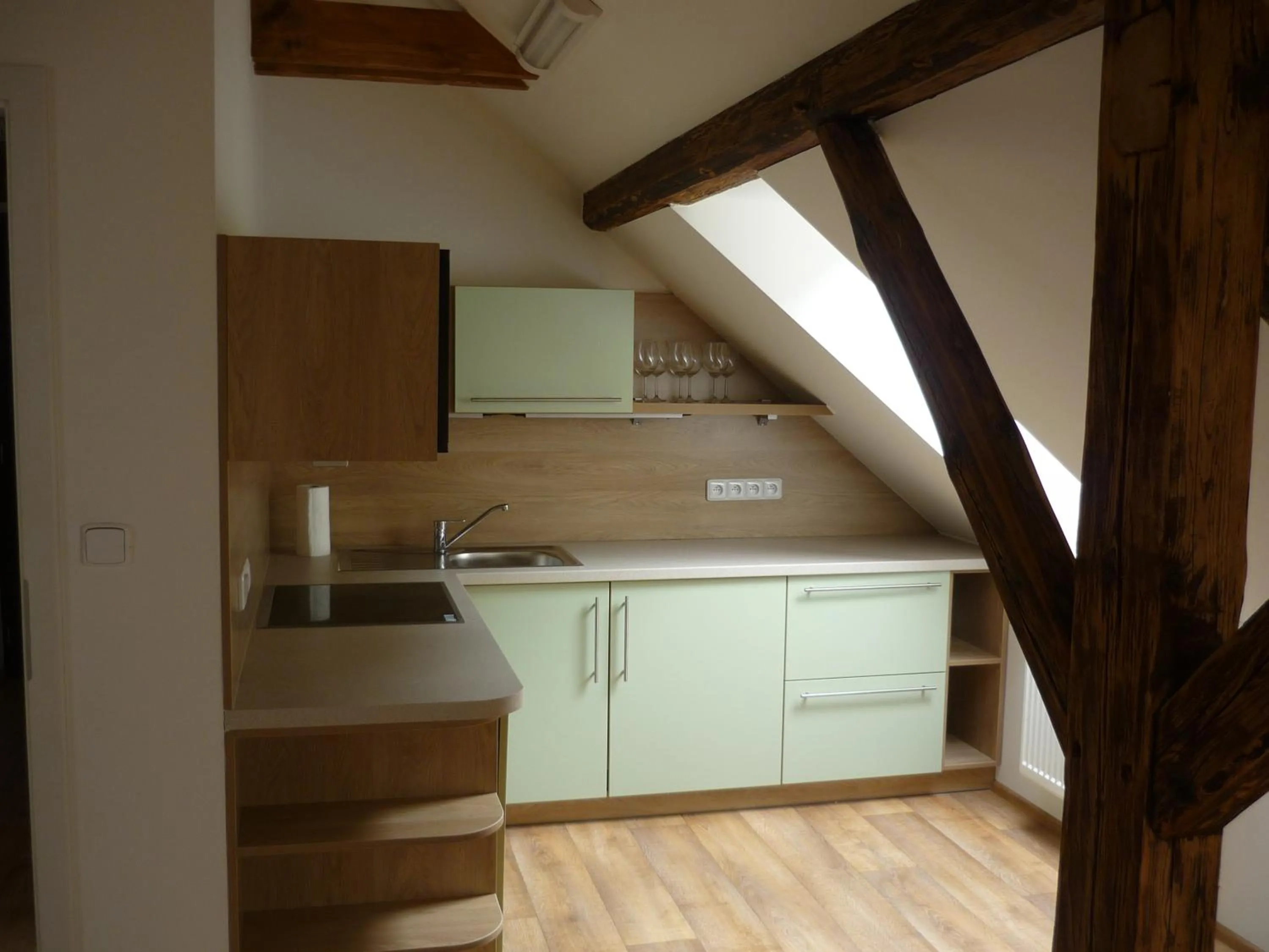 Kitchen or kitchenette in Hájovna Bukovec