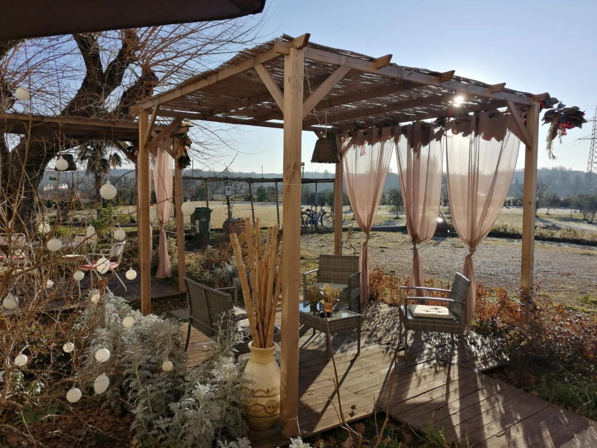 Garden view in Ca' Blanca