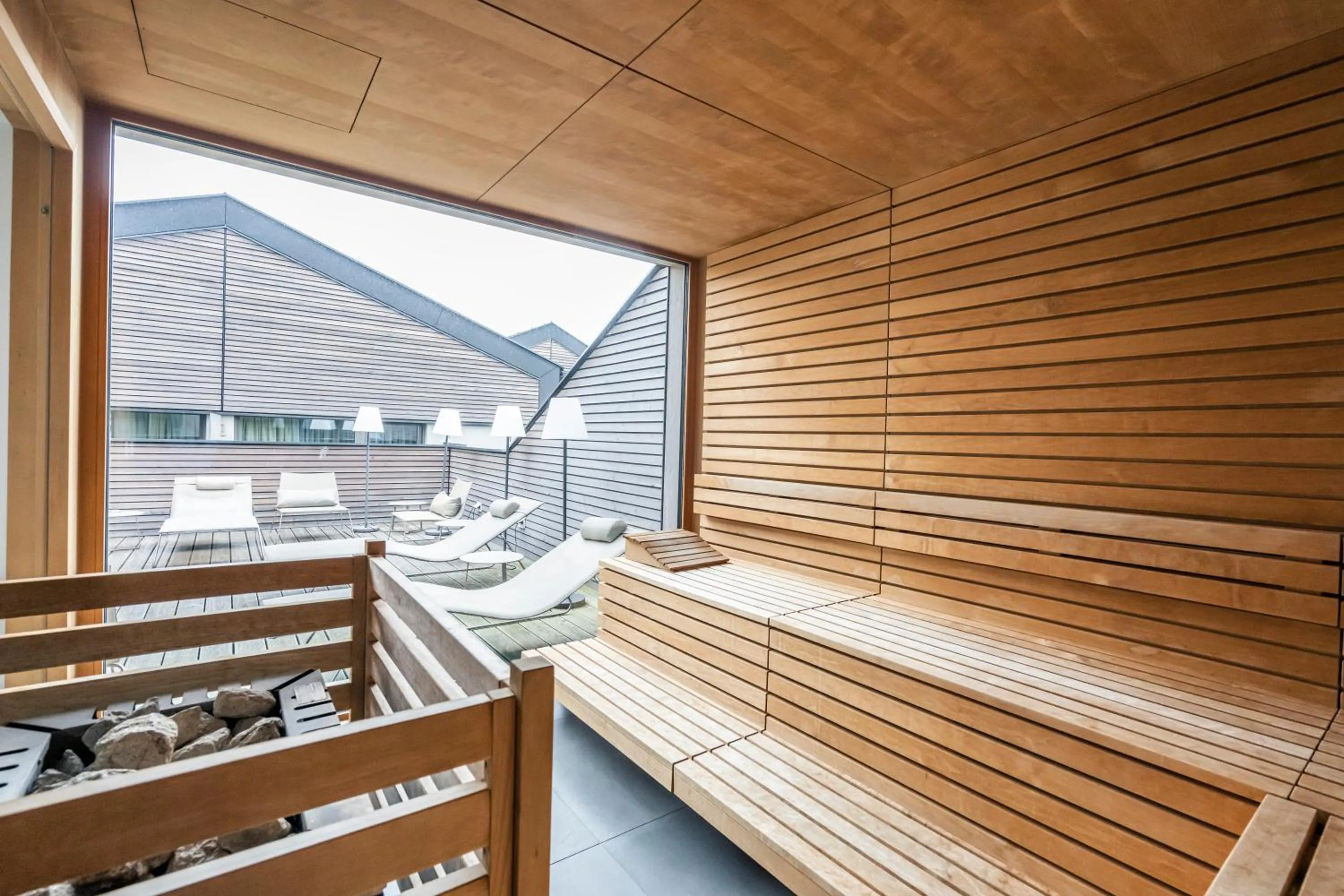 Sauna in MÖRWALD Relais & Châteaux Hotel am Wagram