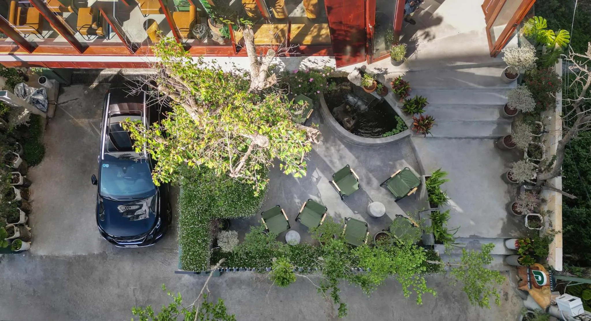 Garden in Pi Boutique Hotel