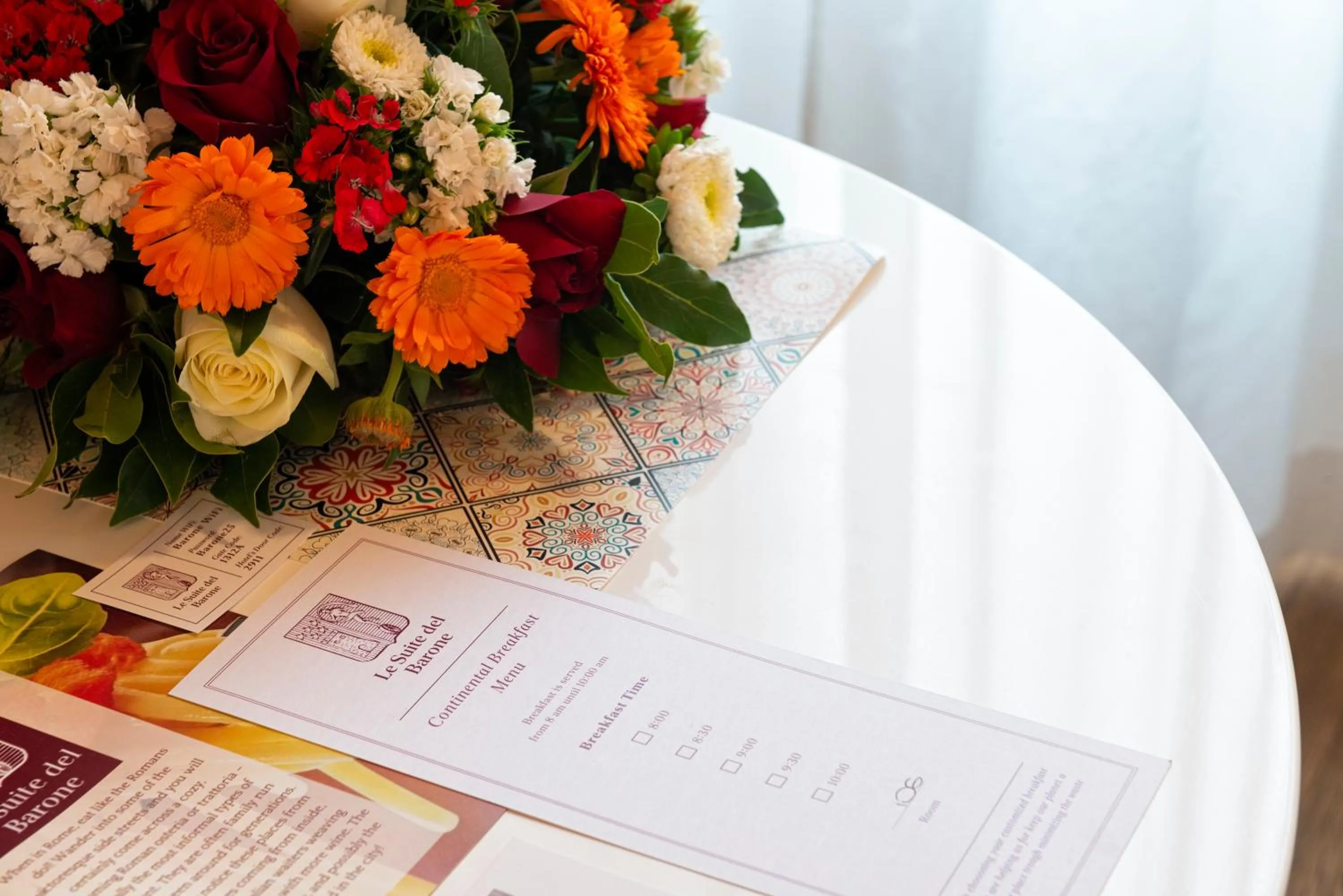 Decorative detail in Le Suite del Barone