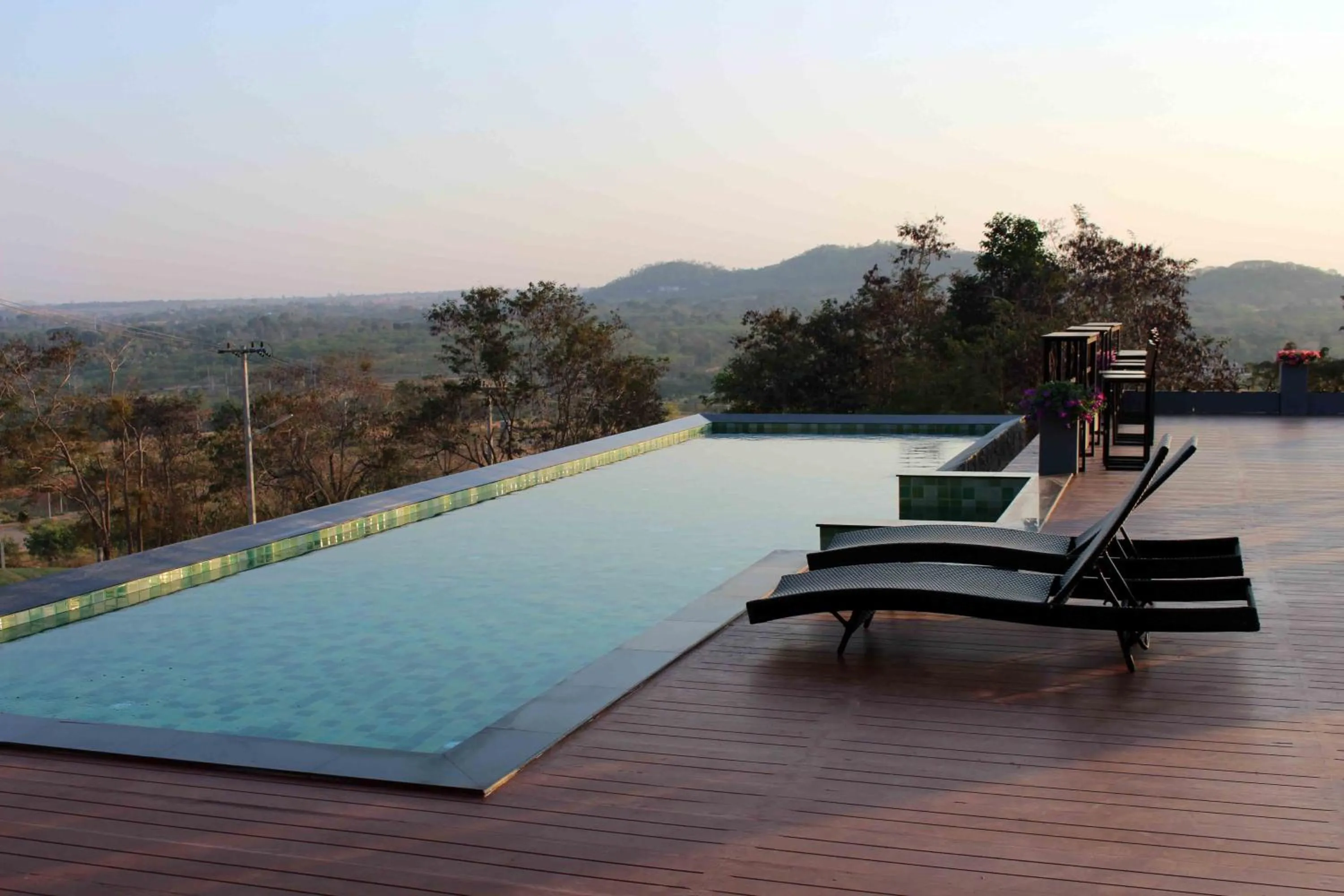 Swimming pool in Phurapee Pakchong