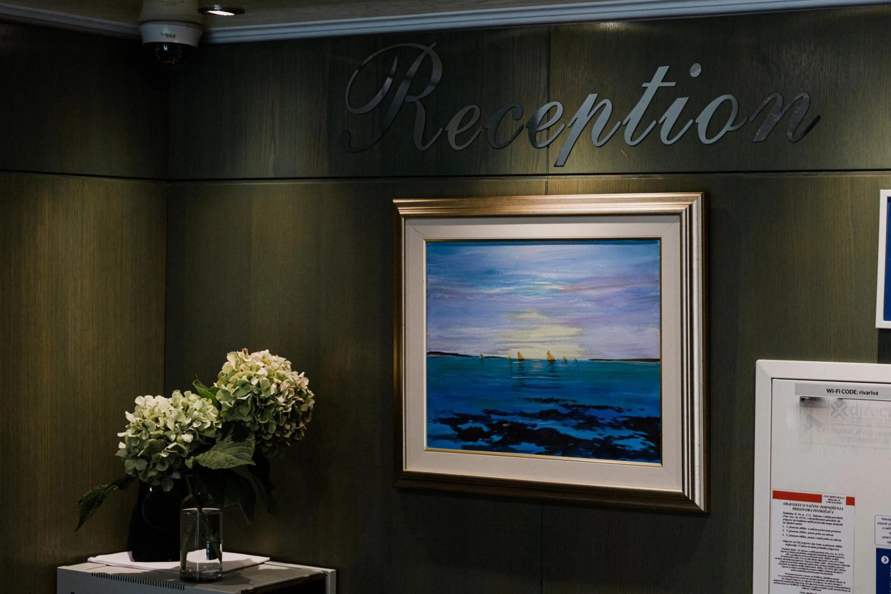 Lobby or reception in Villa Riva