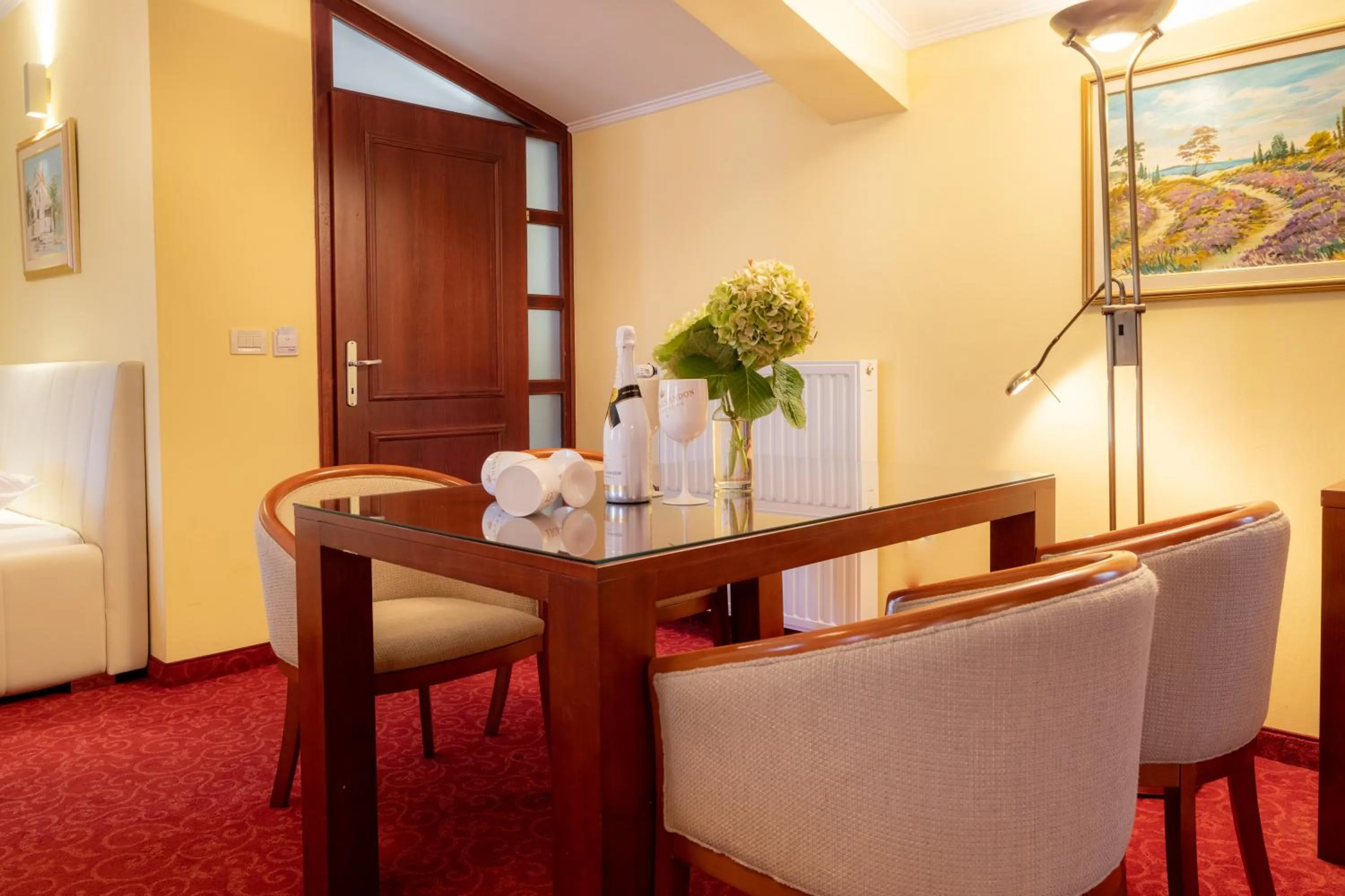 Seating area in Villa Riva