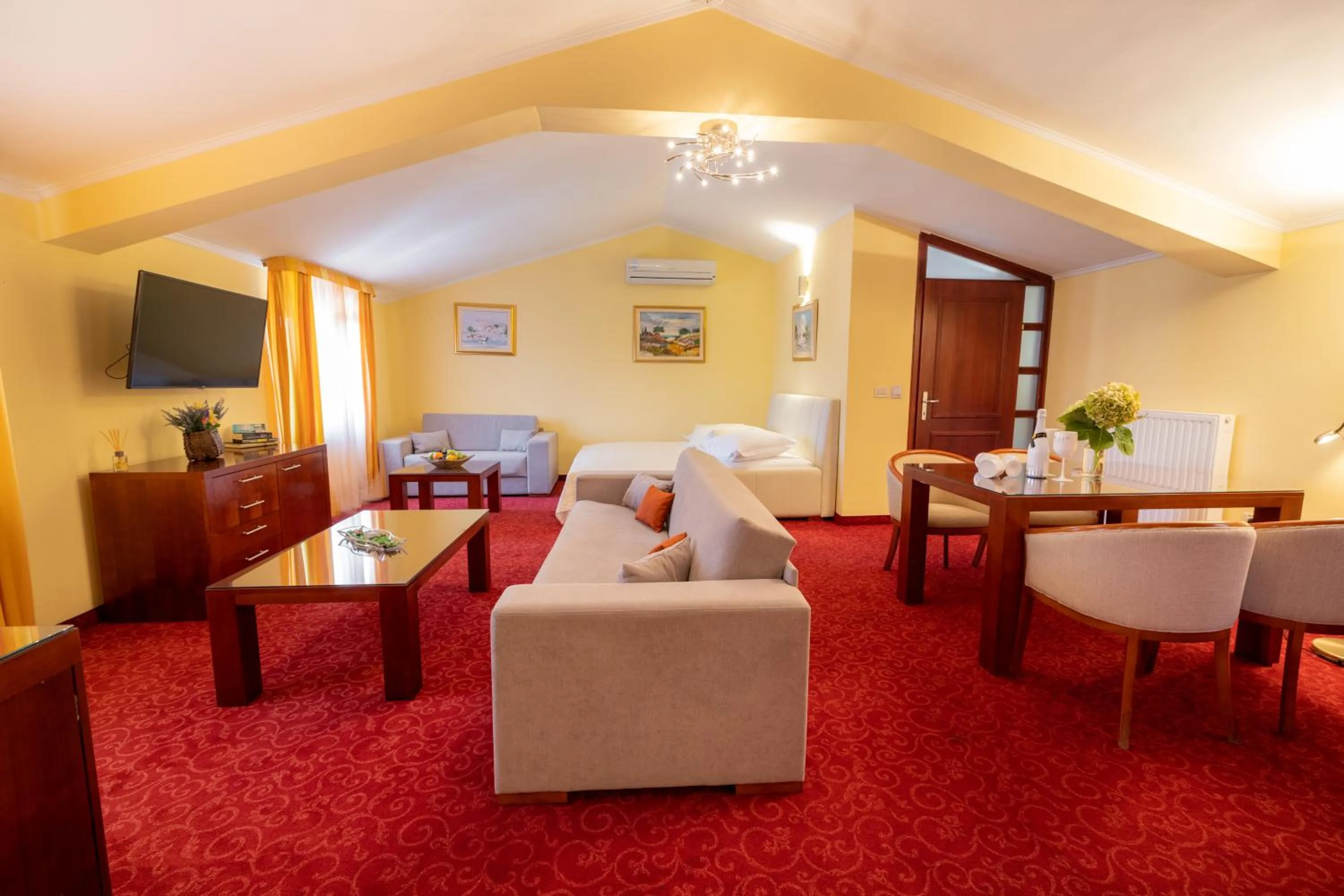 Seating area in Villa Riva