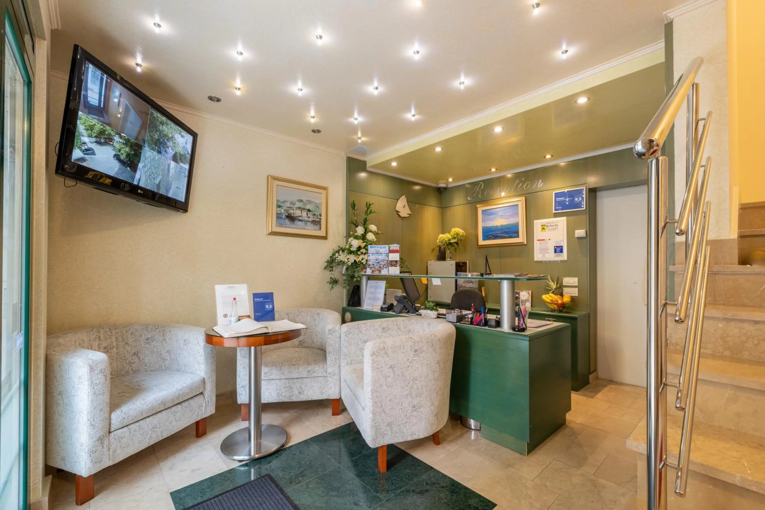 Lobby or reception in Villa Riva