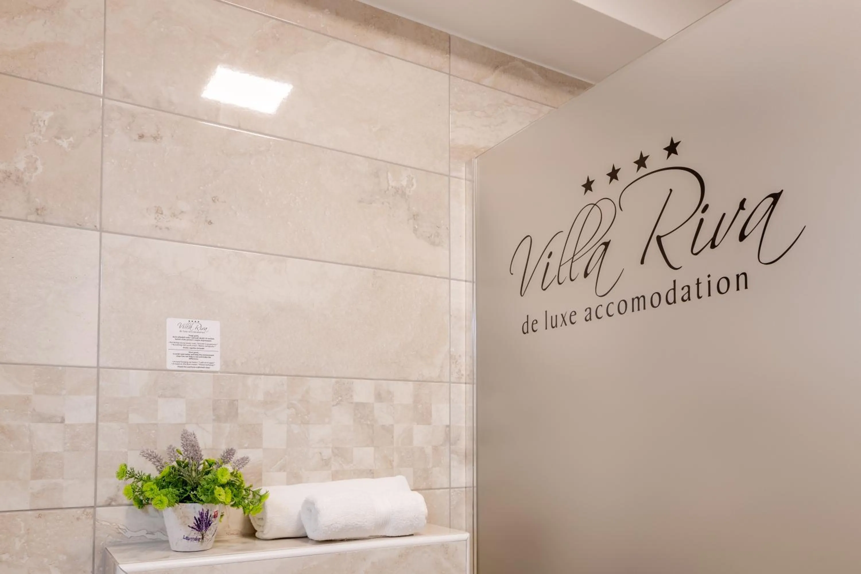 Logo/Certificate/Sign in Villa Riva