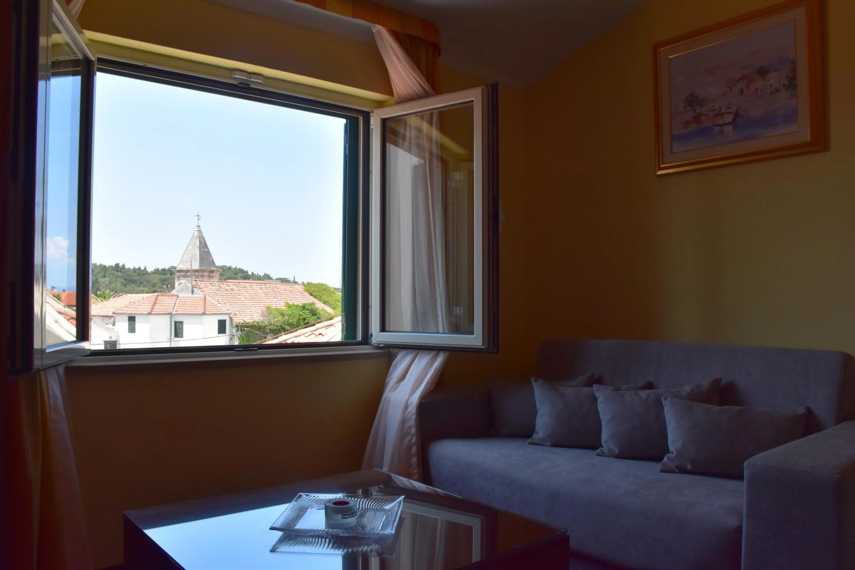 Seating area in Villa Riva