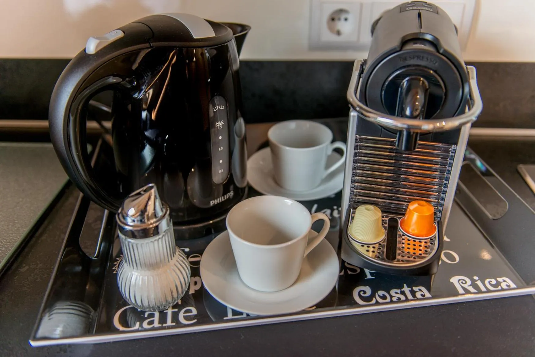 Coffee/tea facilities in Design-Apartments by Ulrike Horster