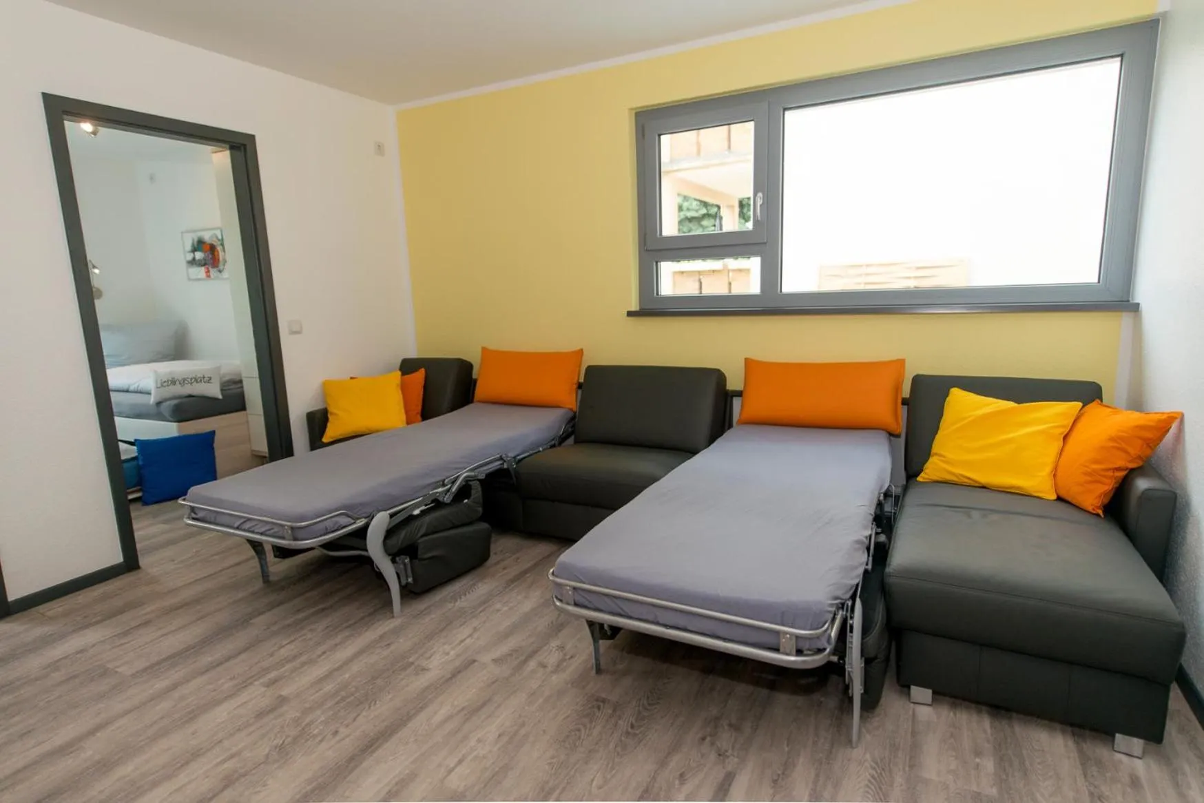 Bed in Design-Apartments by Ulrike Horster