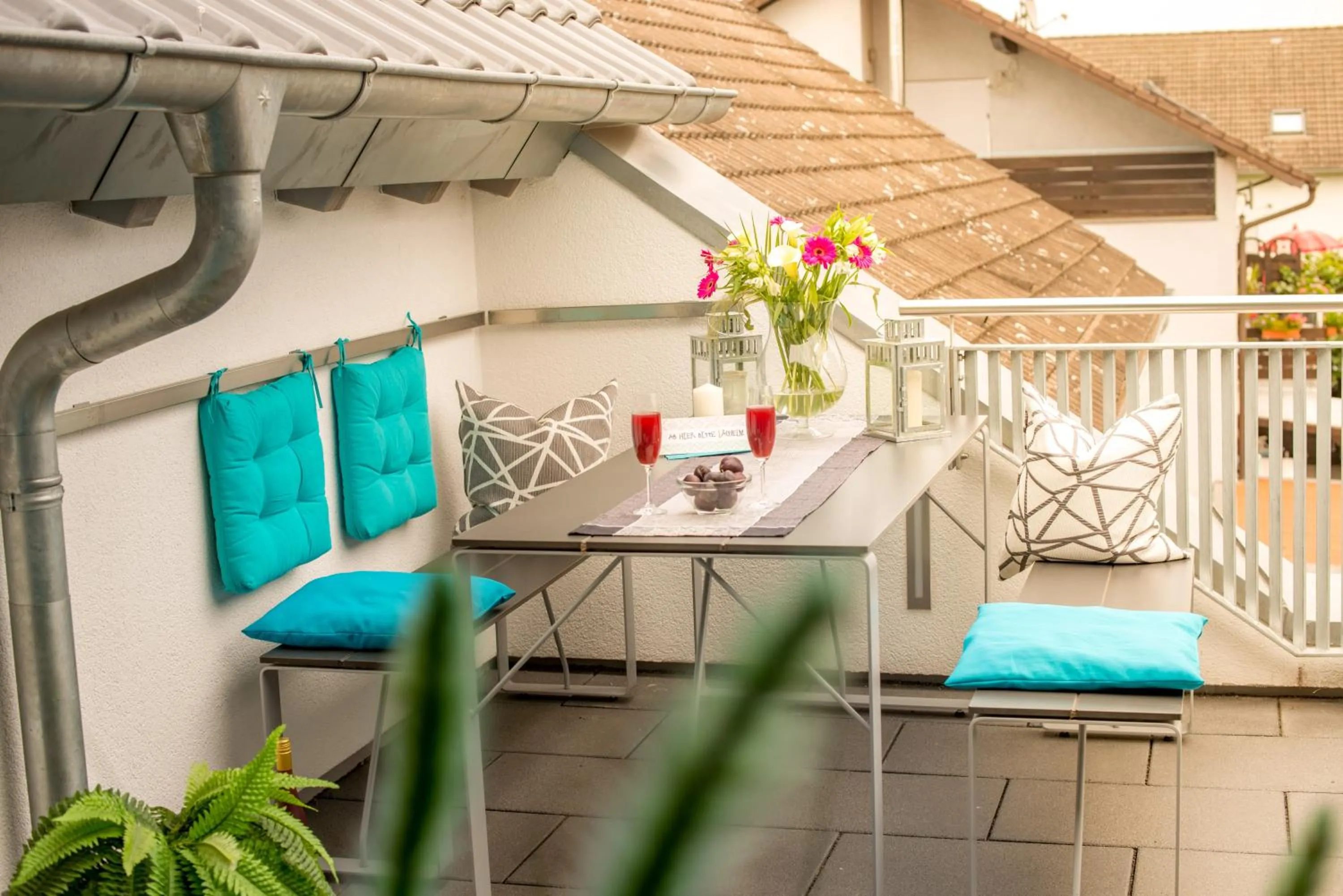 Balcony/Terrace in Design-Apartments by Ulrike Horster