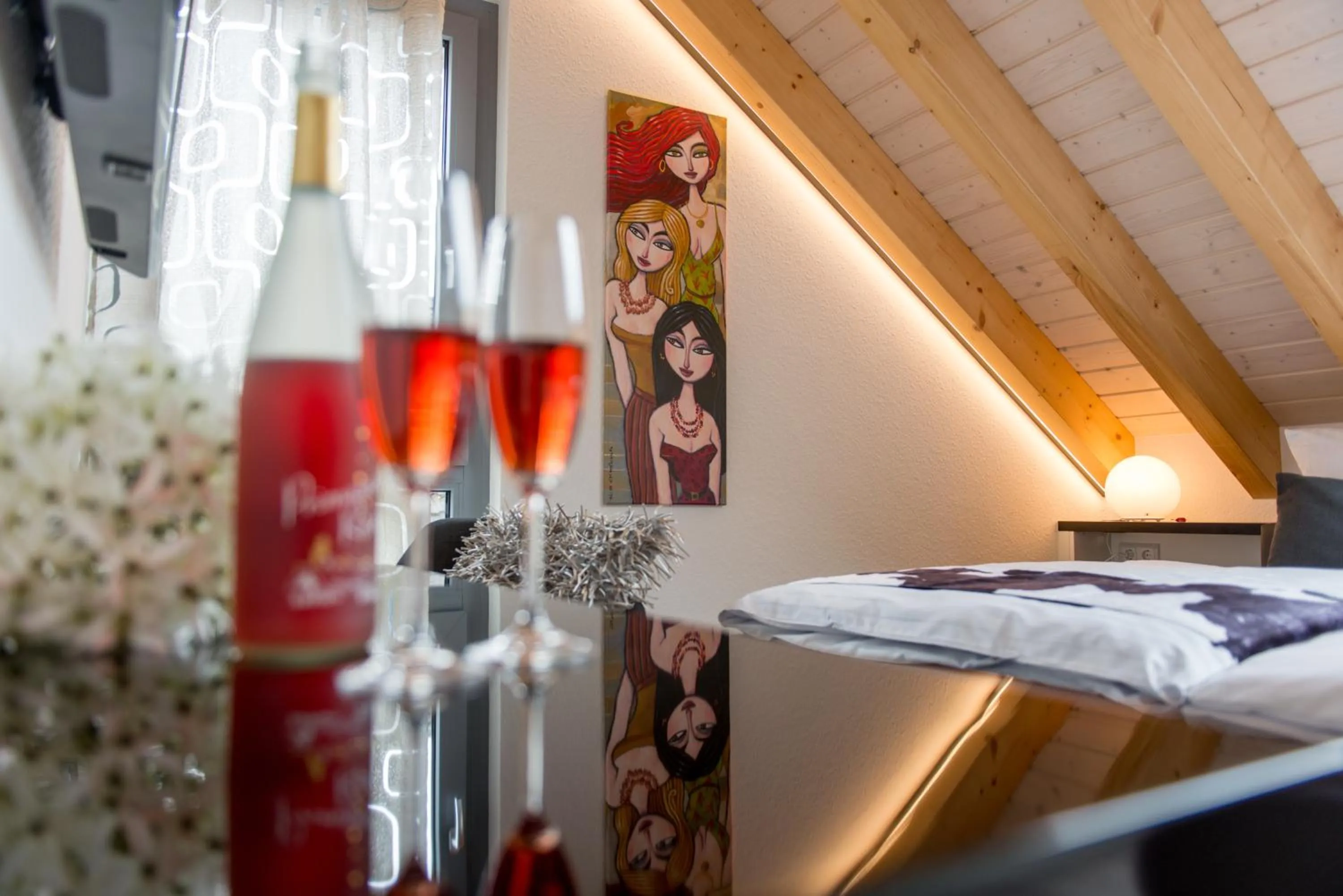 Bed in Design-Apartments by Ulrike Horster