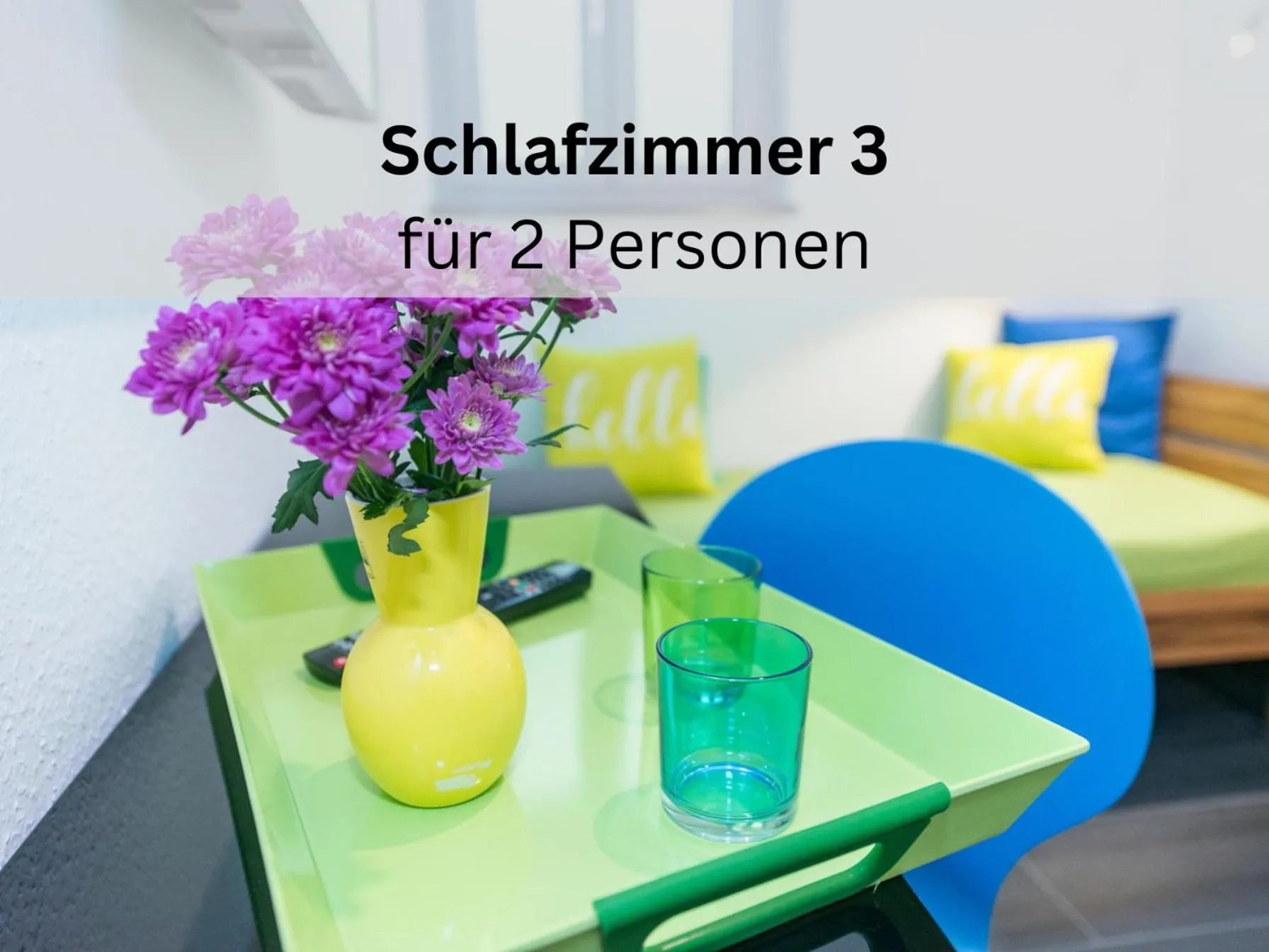 Bedroom in Design-Apartments by Ulrike Horster