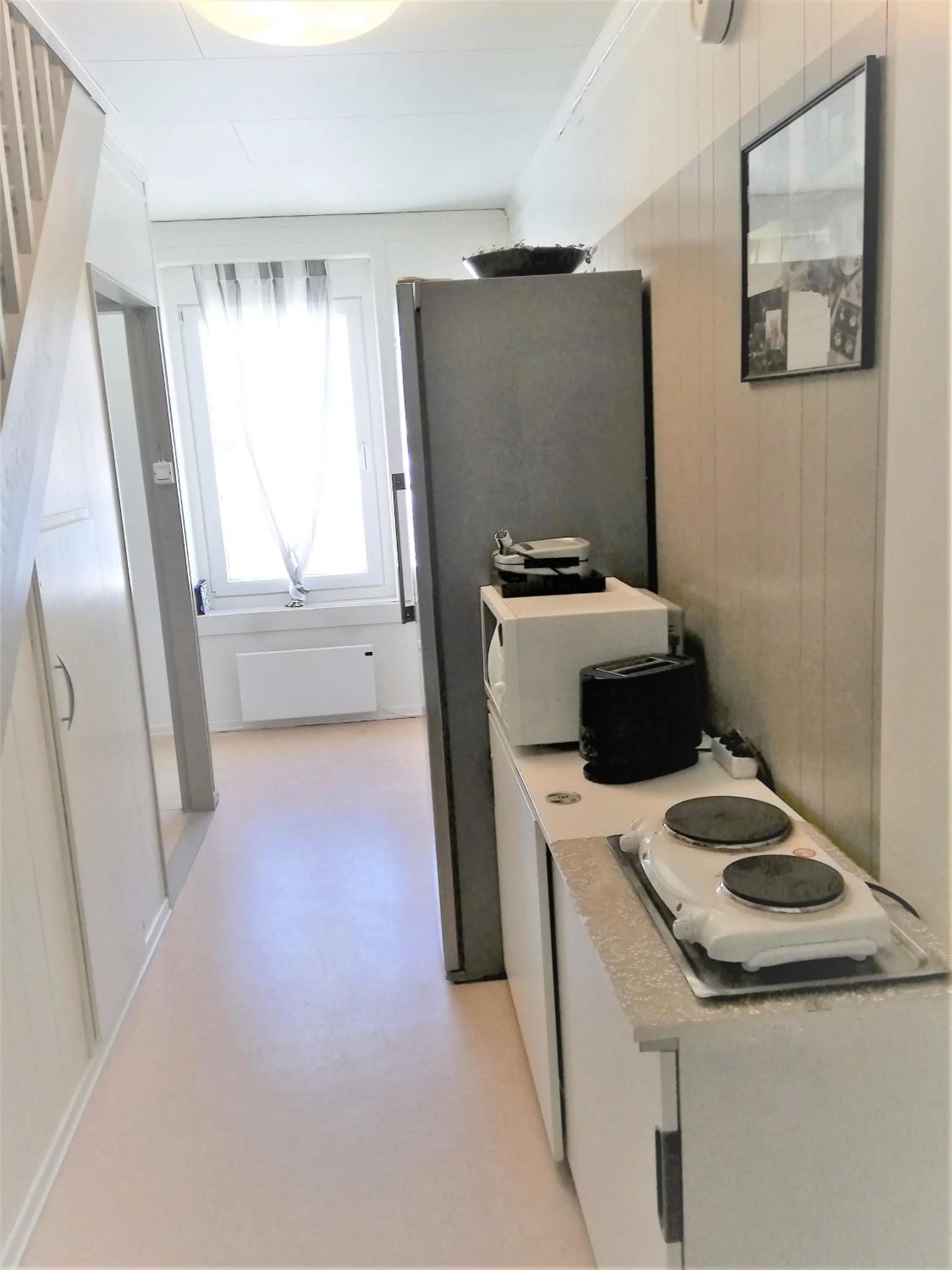 Communal kitchen in Løvheim Gjestehus - Anneks