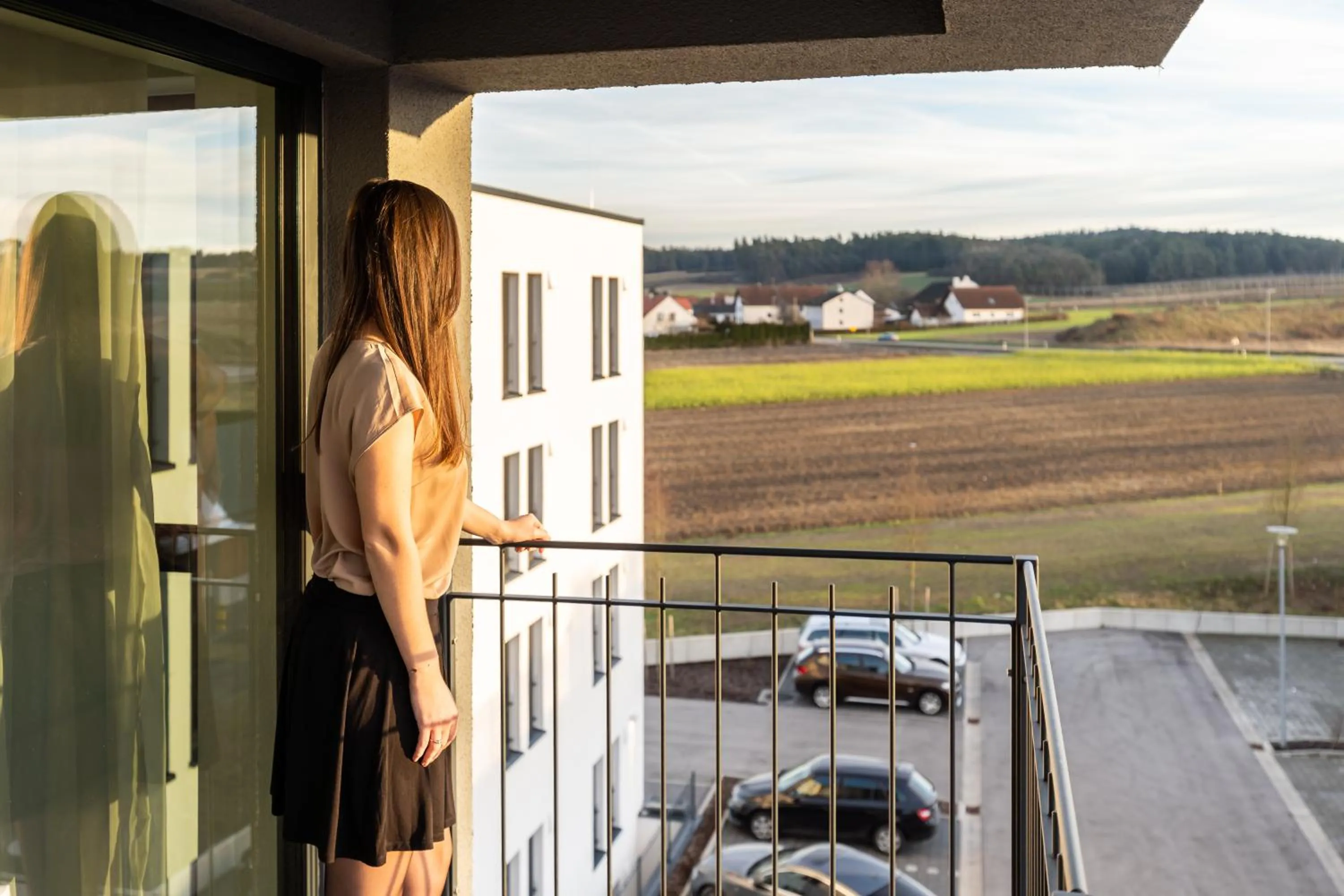 Balcony/Terrace in Hotel Duda Langenbruck