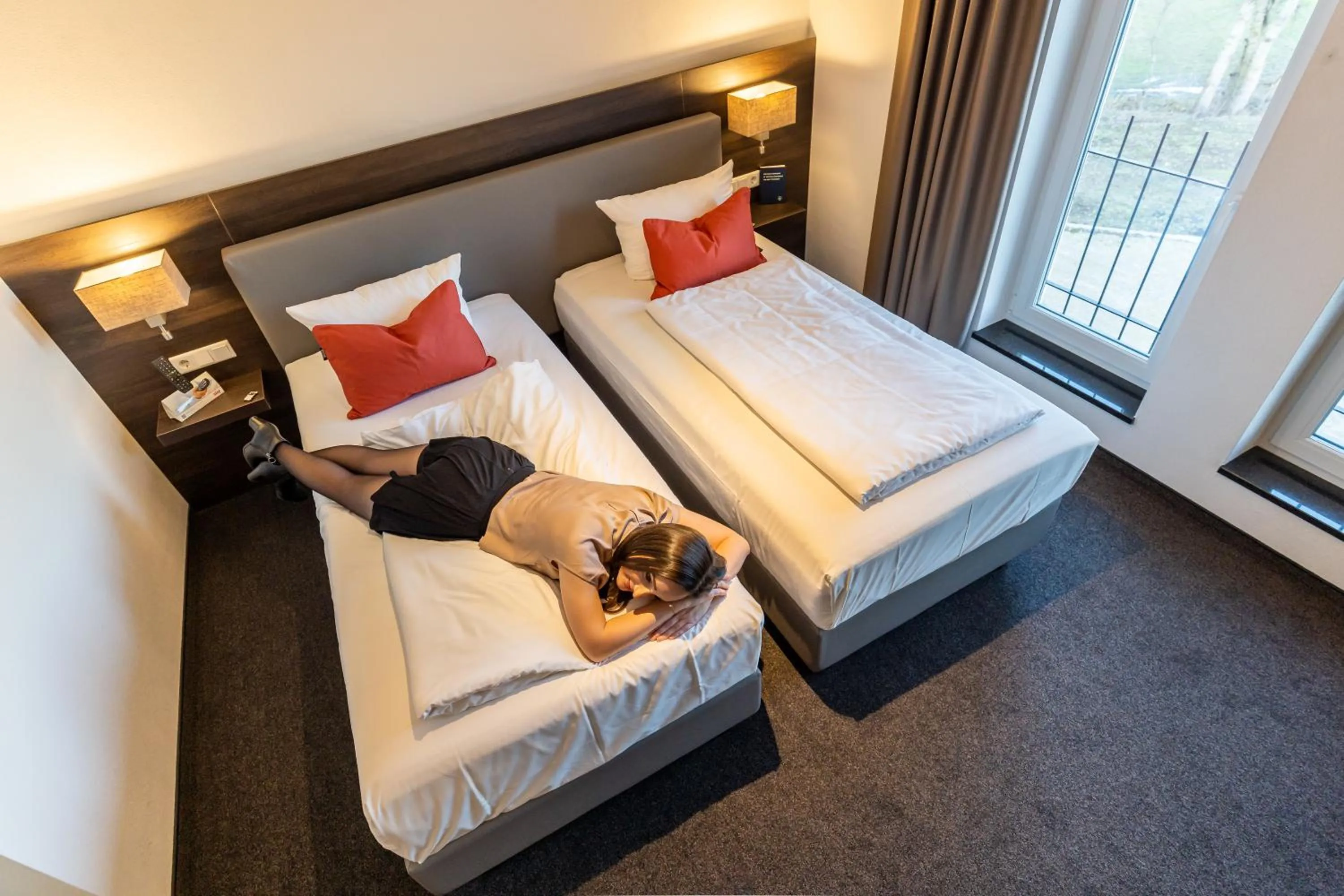 Bed in Hotel Duda Langenbruck