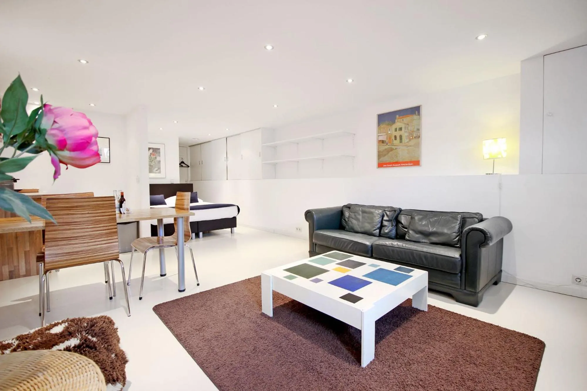 Living room in Romantic Jordaan Canalsuite near Anne Frank House