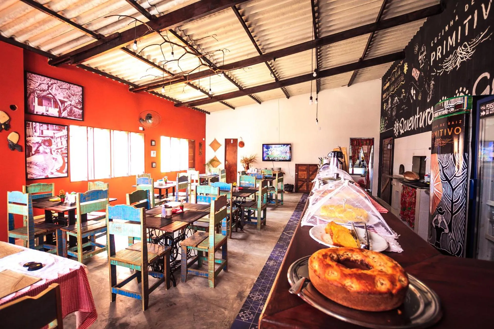 Buffet breakfast in Pousada Vila Nalu