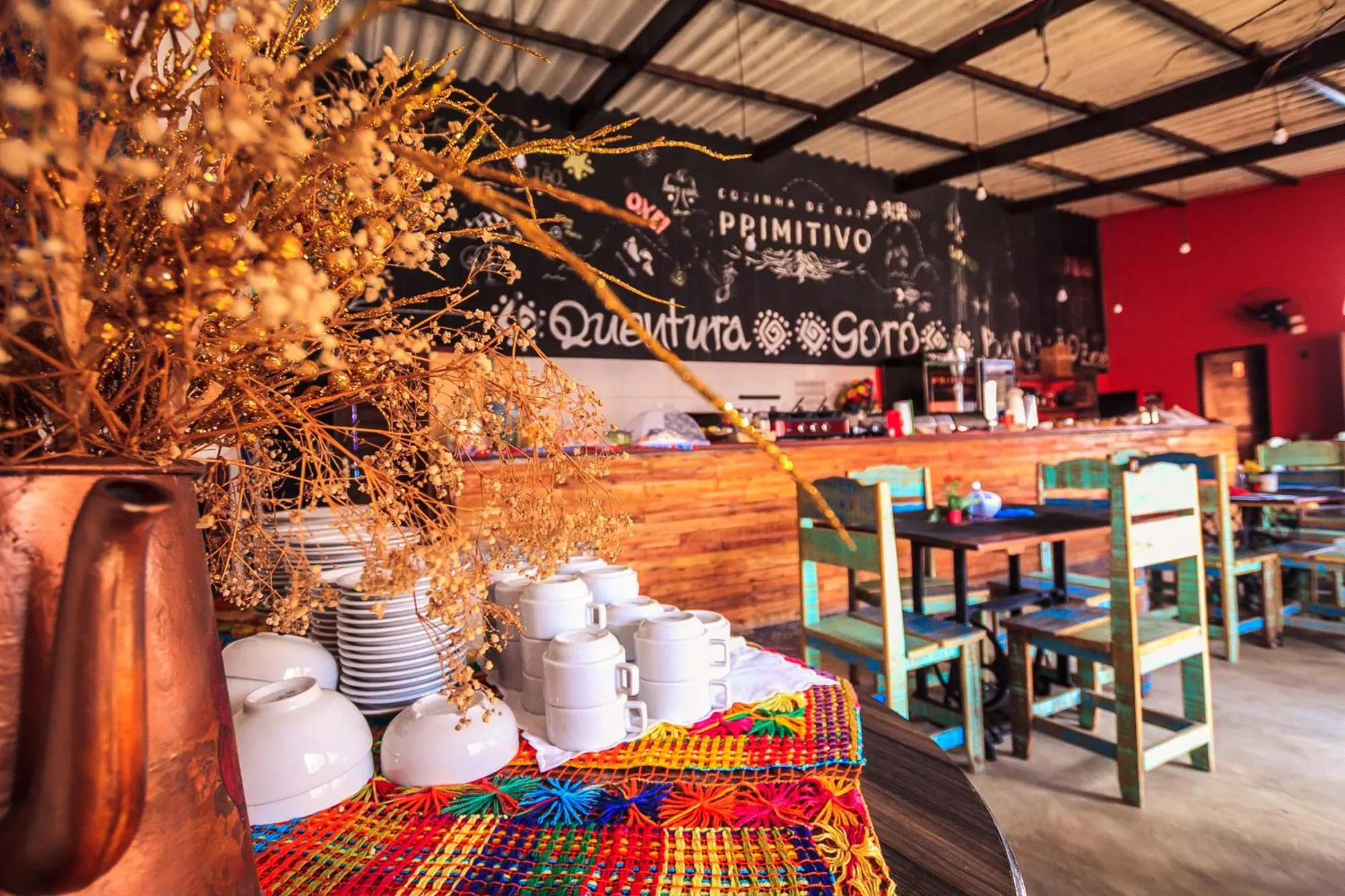 Buffet breakfast in Pousada Vila Nalu