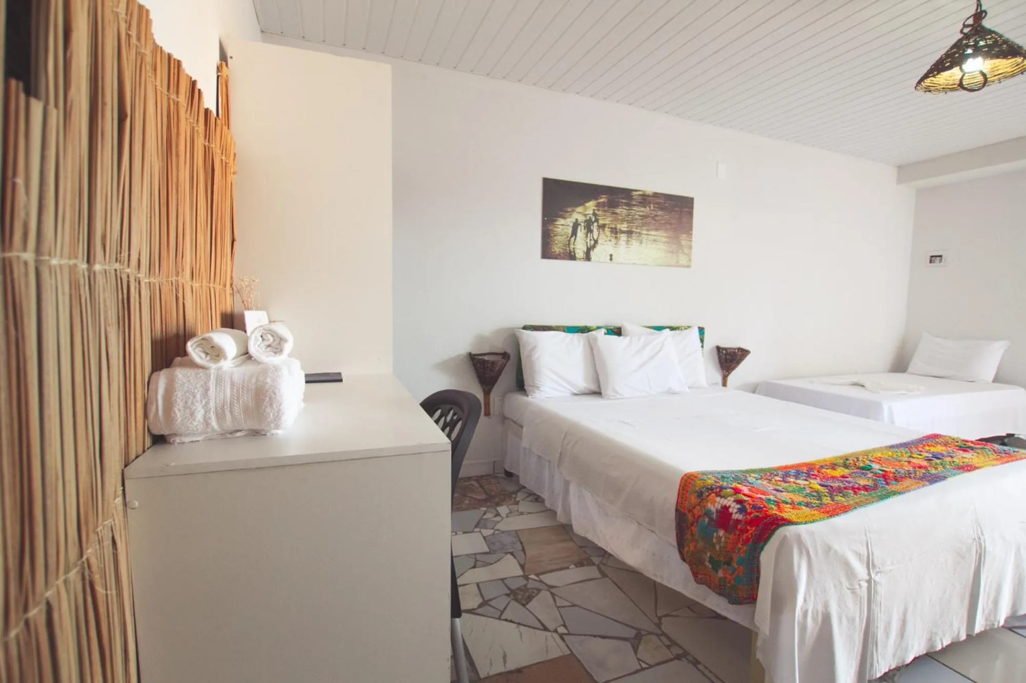 Bed in Pousada Vila Nalu