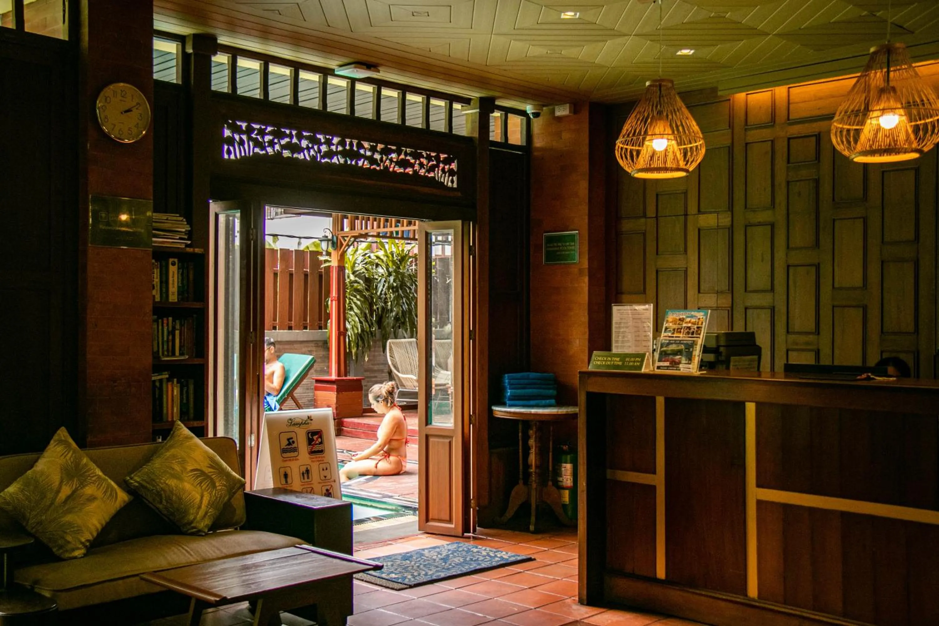 Lobby or reception in Lamphu Tree House Boutique Hotel
