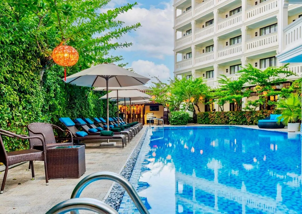 Swimming pool in Wyndham Garden Hoi An Cua Dai Beach