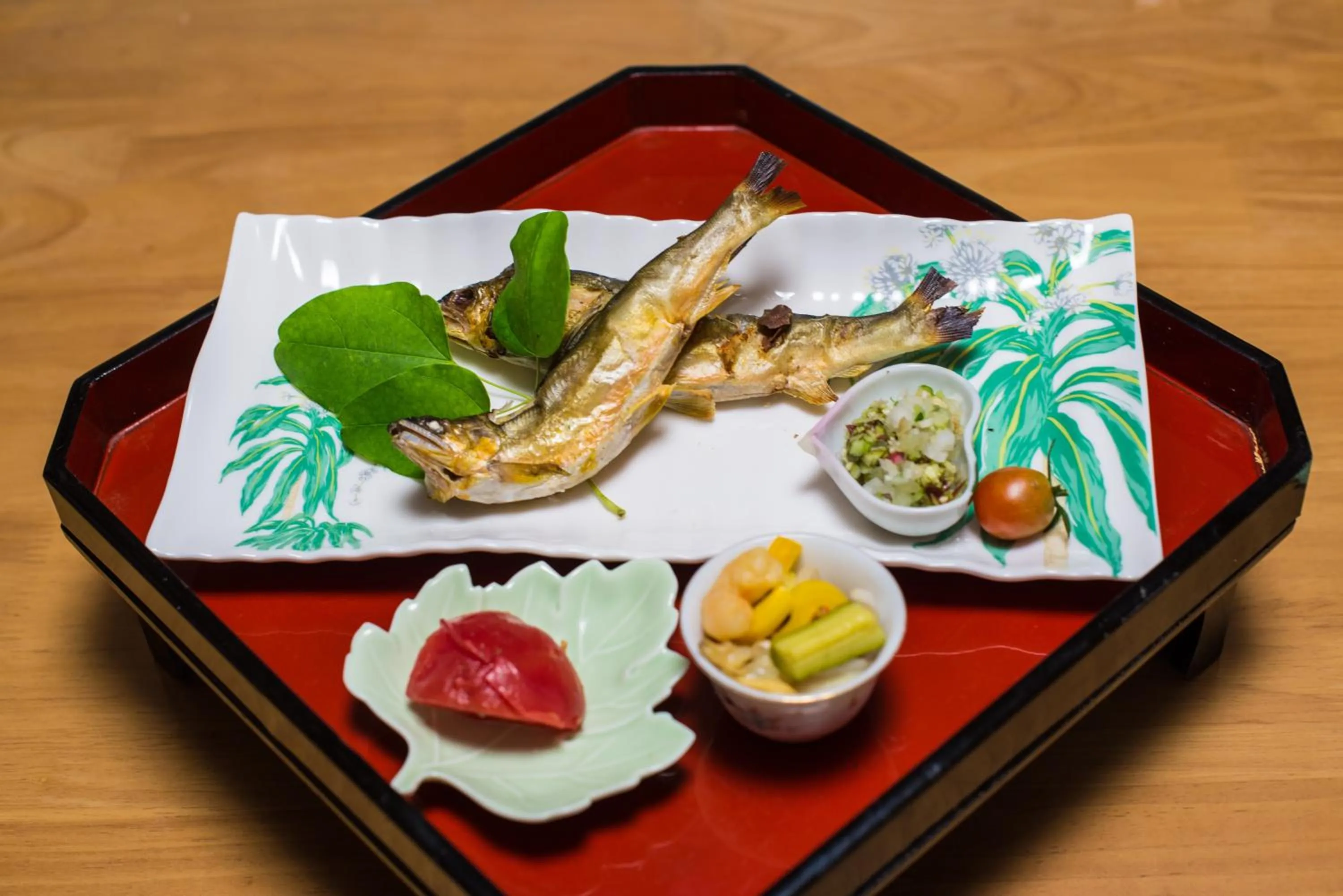 Food close-up in Daichan Farm Guest House