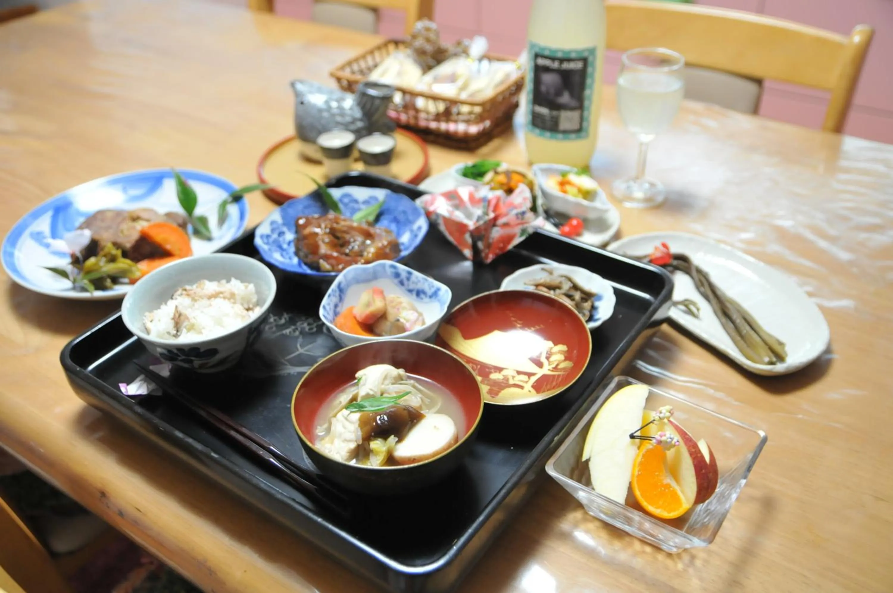 Dinner in Daichan Farm Guest House