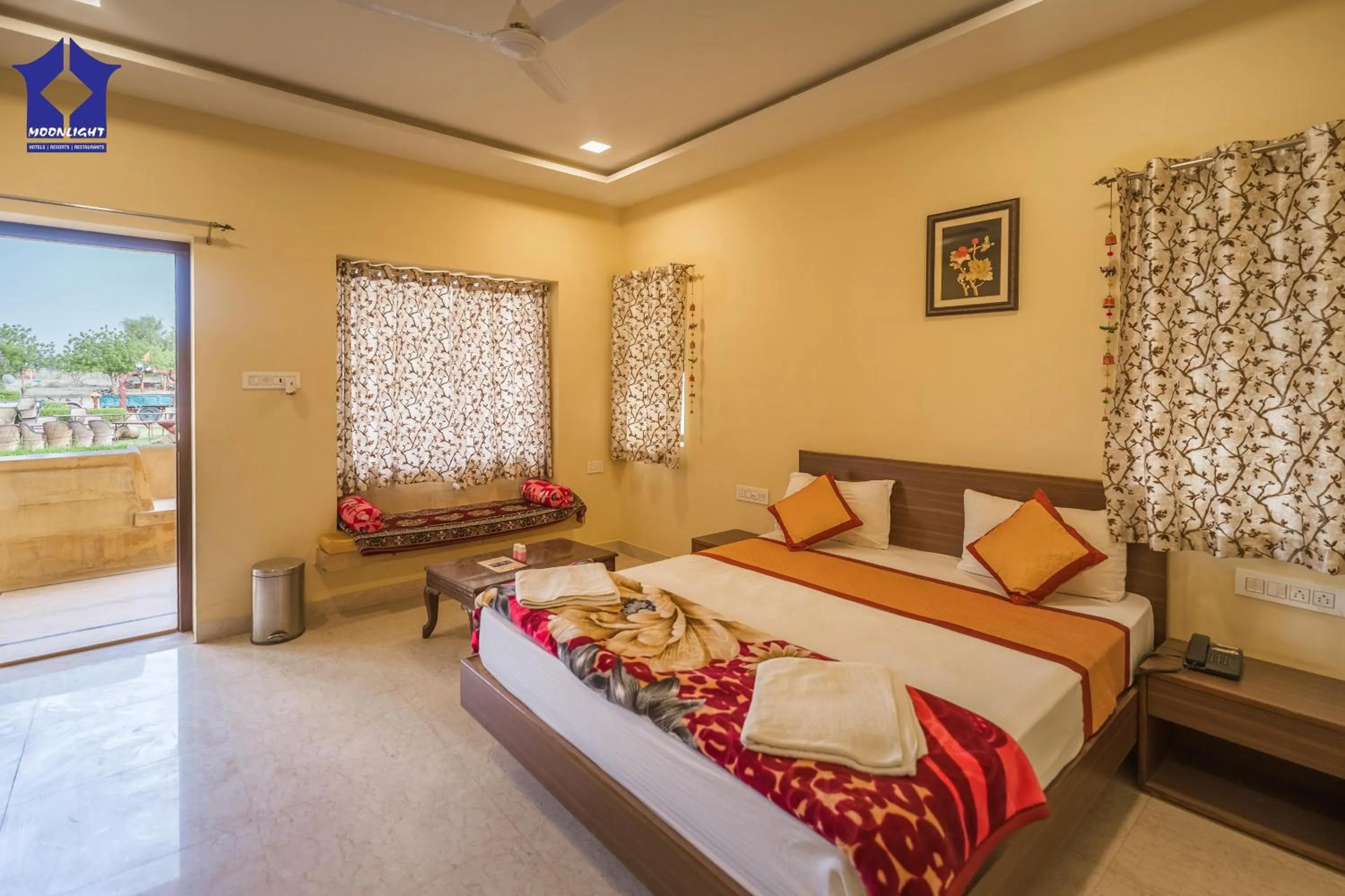 Bedroom, Bed in Moonlight Nature Resort & Swimming Pool