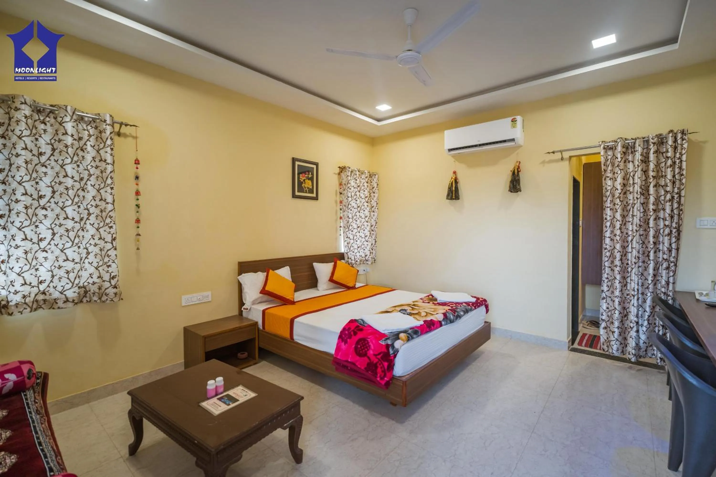 Bedroom, Bed in Moonlight Nature Resort & Swimming Pool