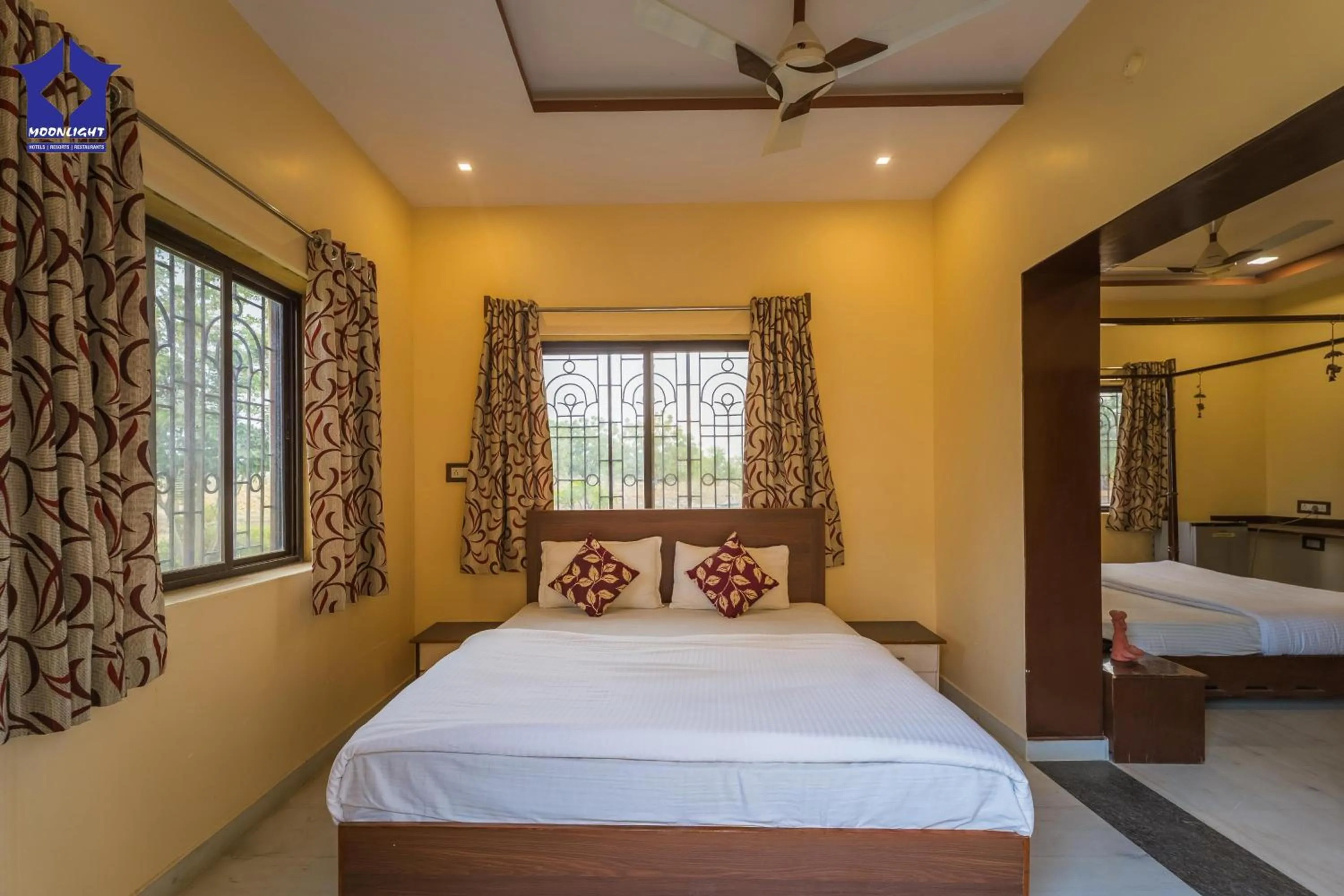 Bedroom, Bed in Moonlight Nature Resort & Swimming Pool