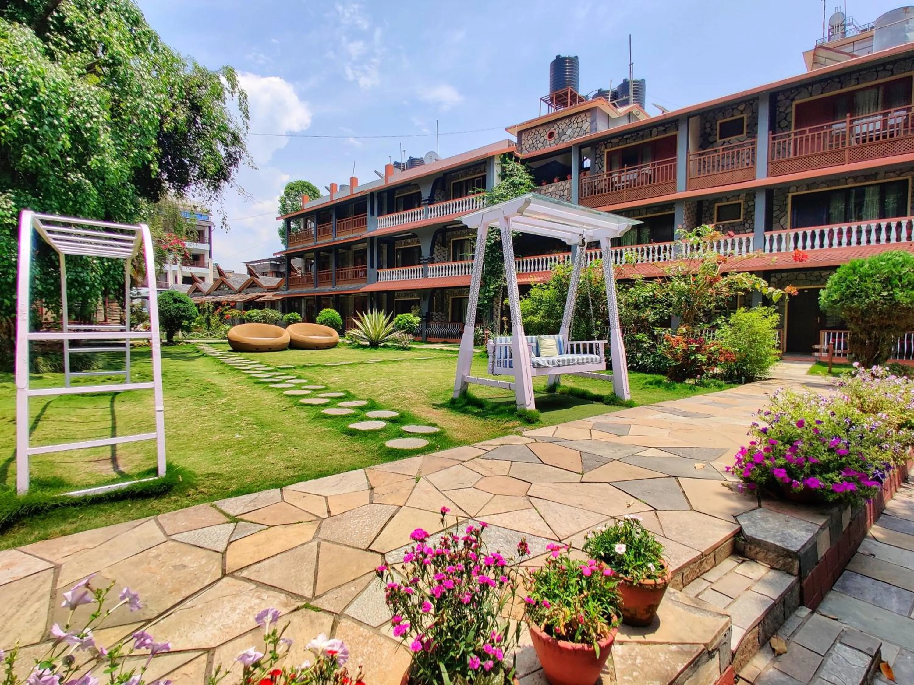 Property building in Lake View Resort