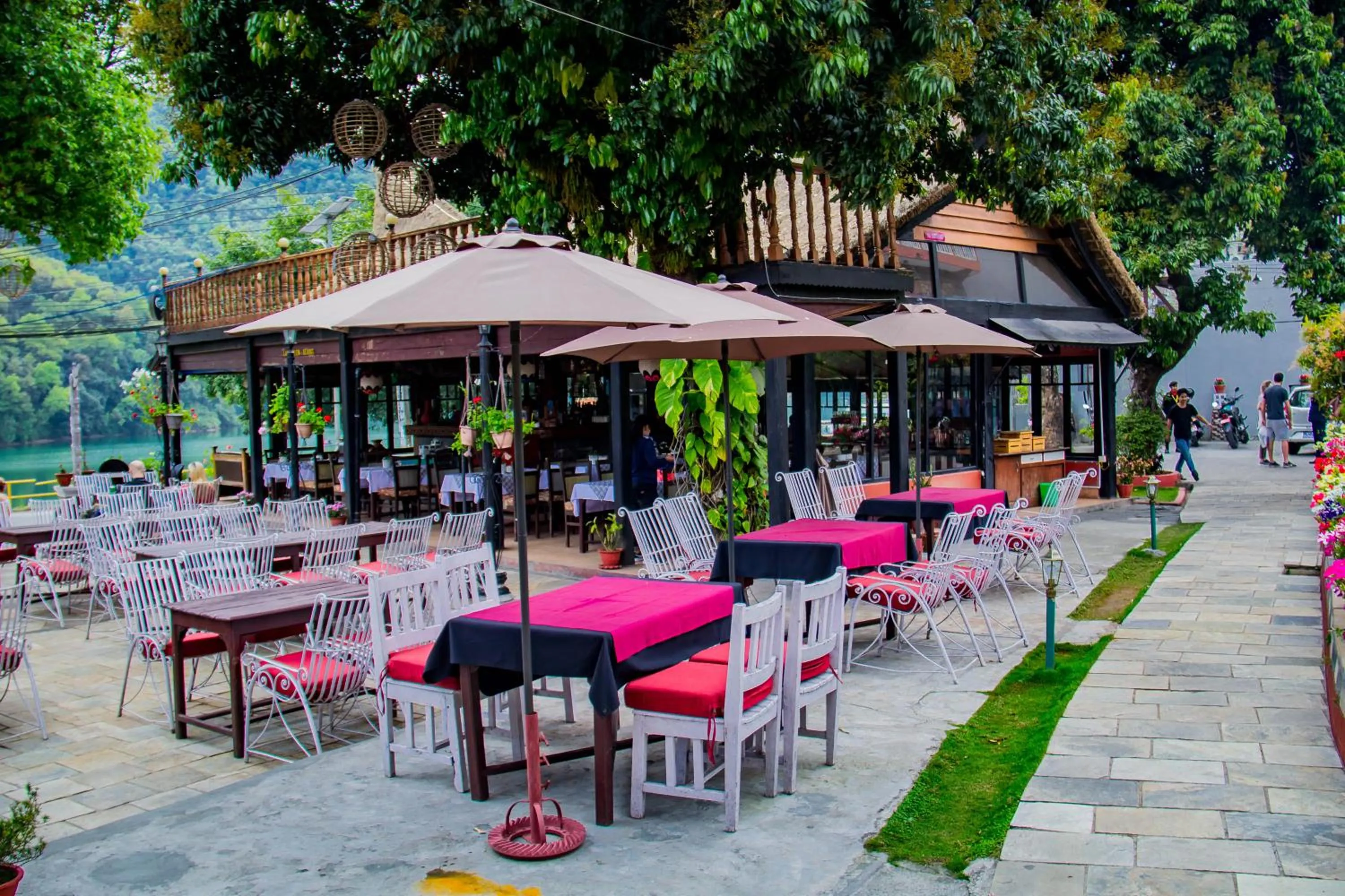 Patio in Lake View Resort