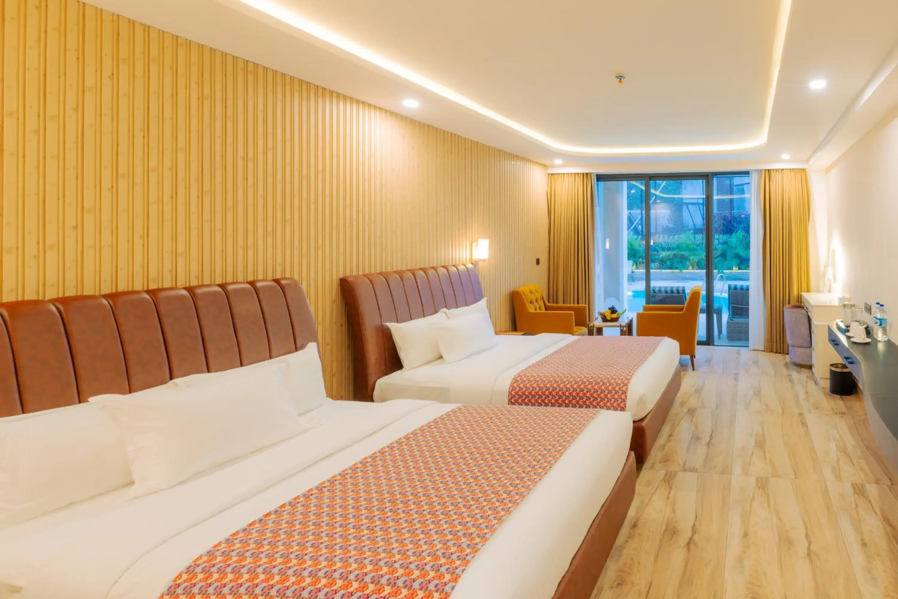 Pool Lanai with King Bed or Two Queen Bed - single occupancy - 15% off on Food and Beverage in Lake View Resort Pool Lanai with King Bed or Two Queen Bed - single occupancy - 15% off on Food and Beverage in Lake View Resort