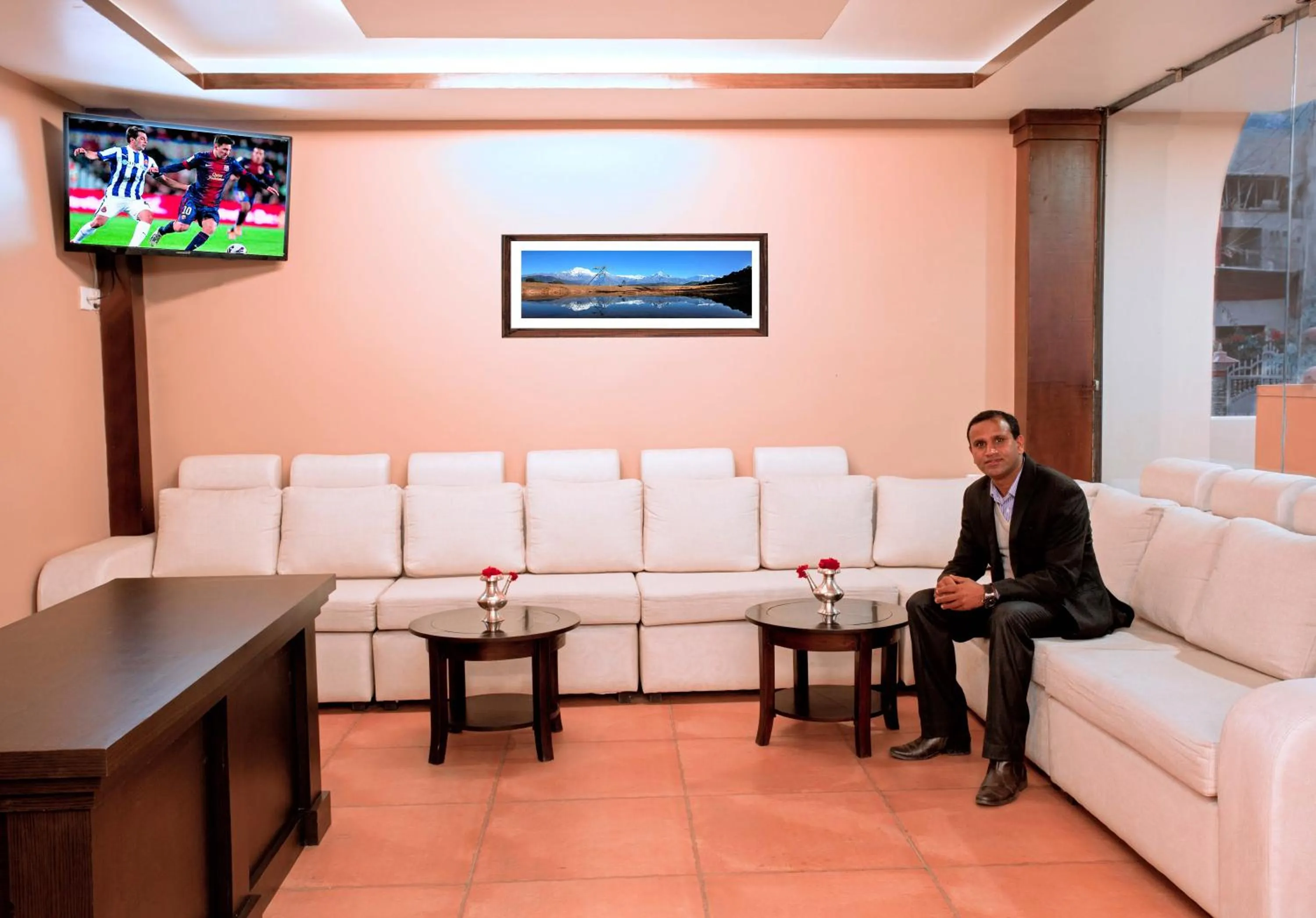 Communal lounge/ TV room in Hotel City Park