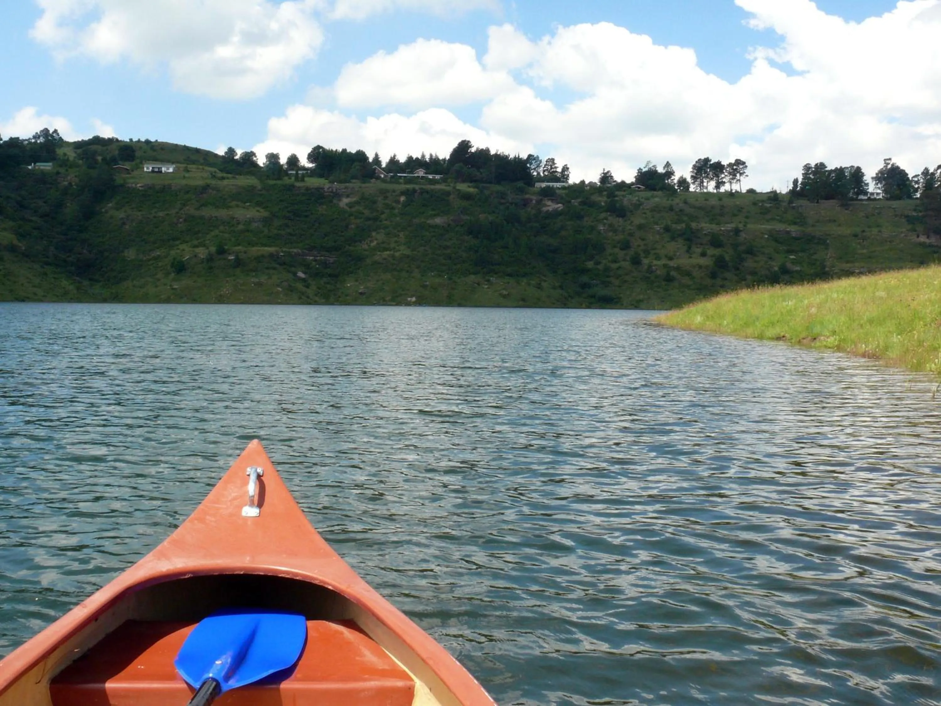 Fishing in Crags Cottage