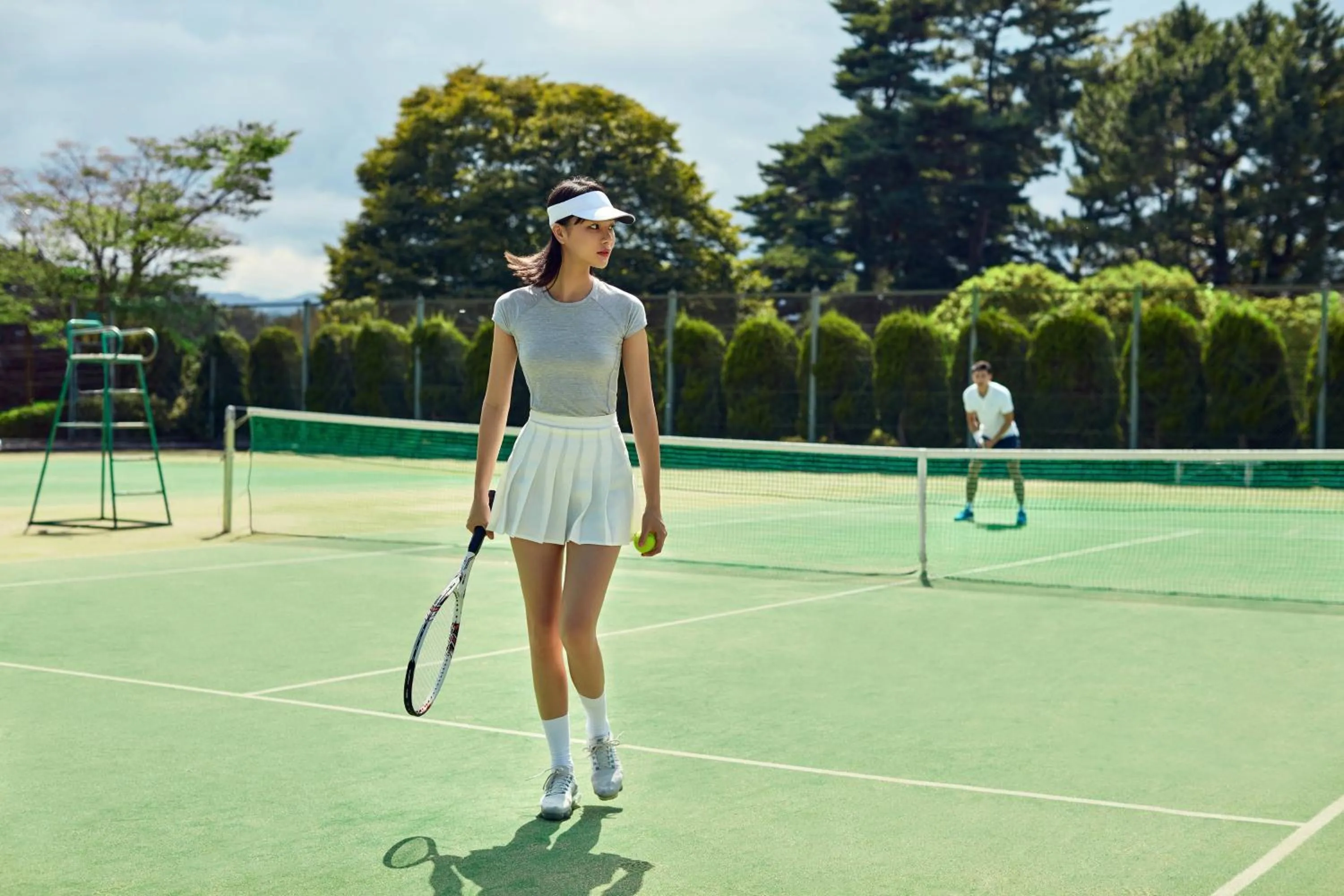 Tennis court in Izu Marriott Hotel Shuzenji
