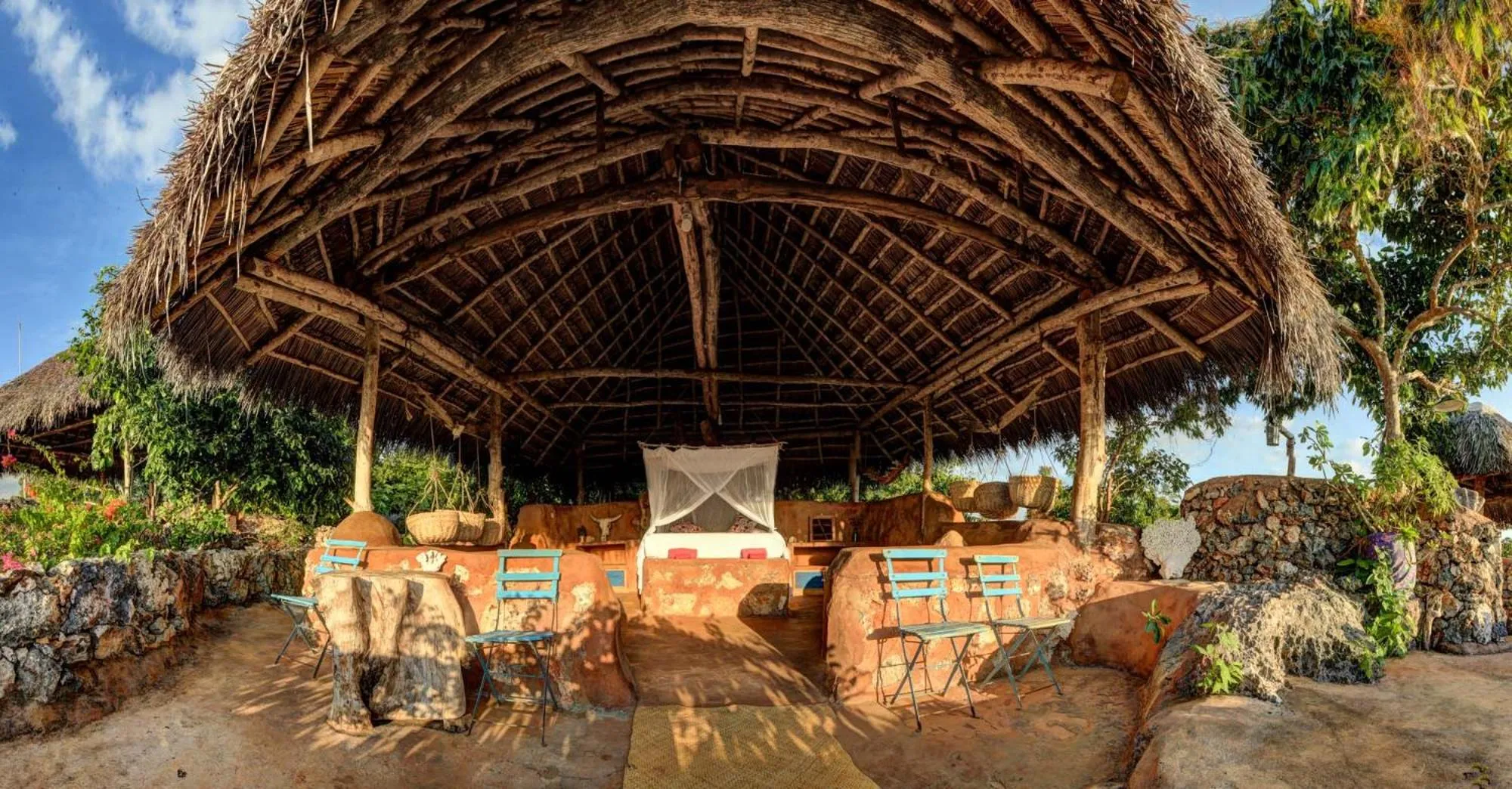 Patio in Utopia Rote Lodge