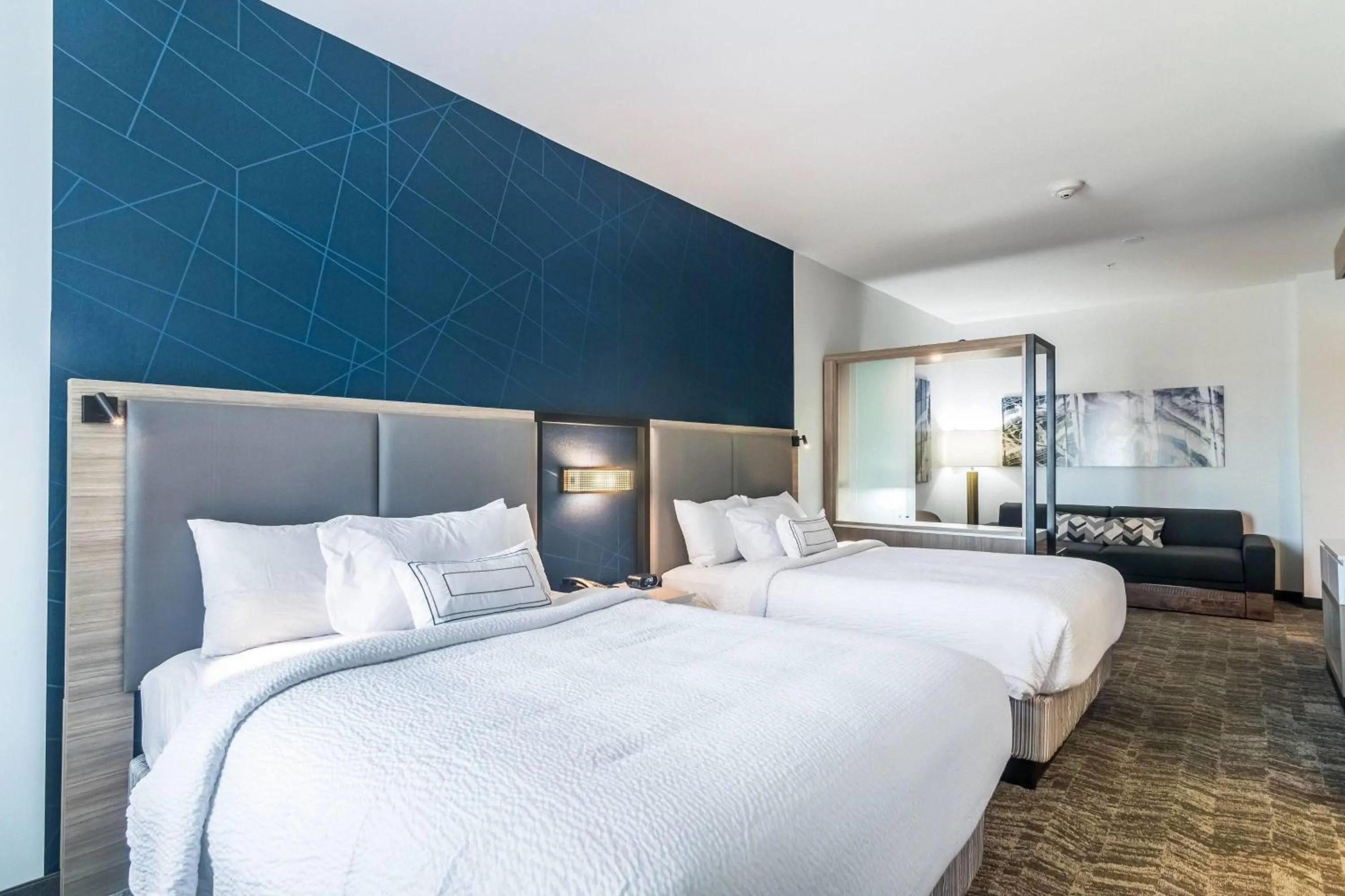 Photo of the whole room, Bed in SpringHill Suites by Marriott Oklahoma City Downtown