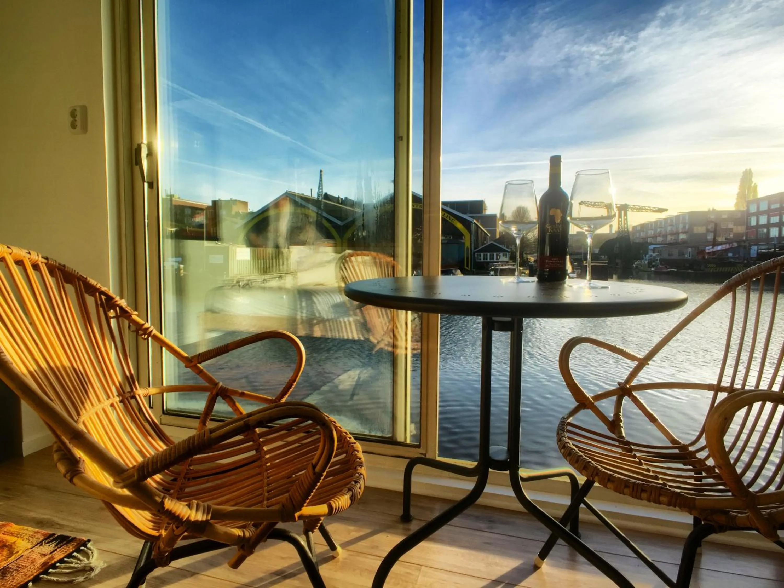 Decorative detail in Houseboat Concordia B&B