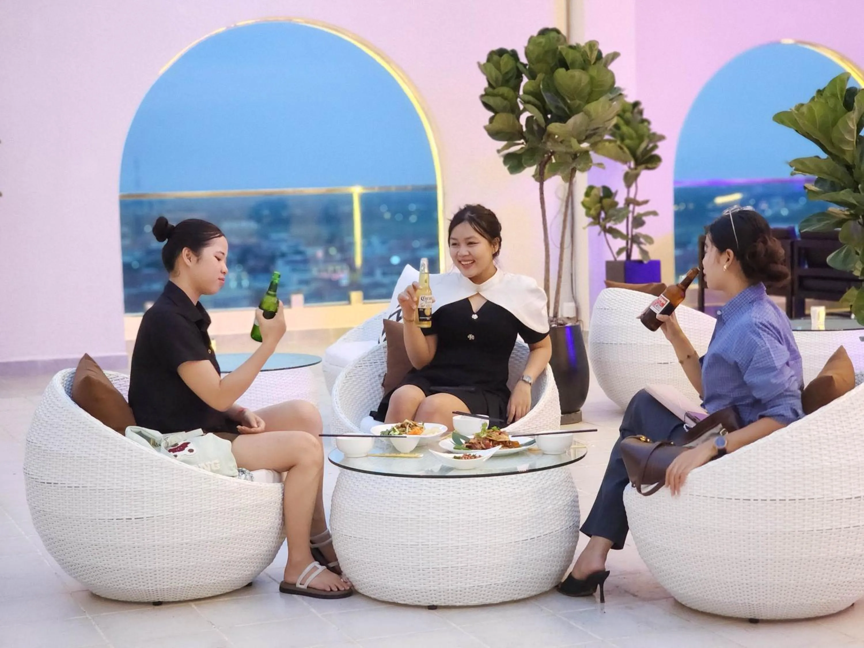 group of guests in Lbn Asian Hotel