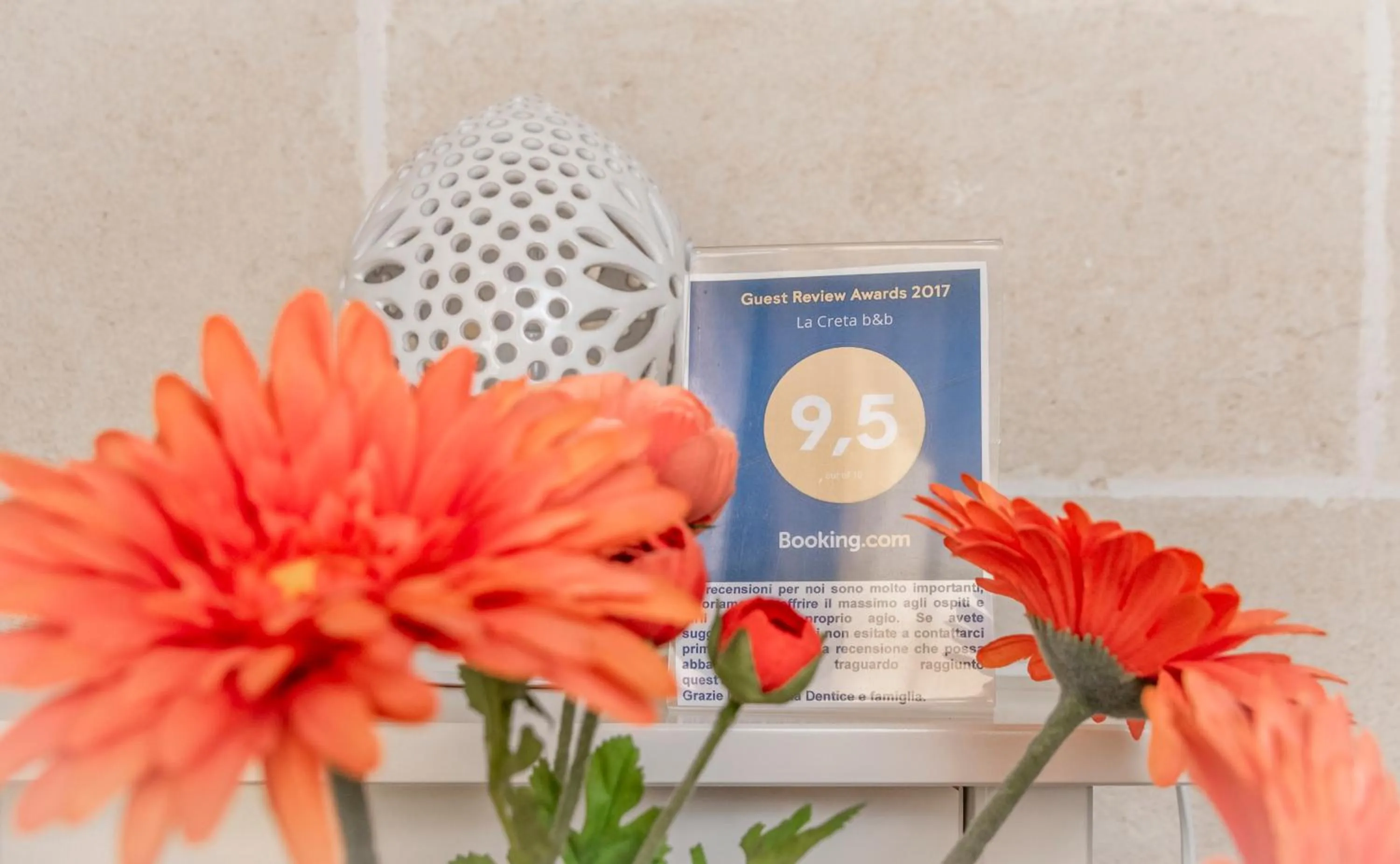 Property logo or sign in La Creta b&b