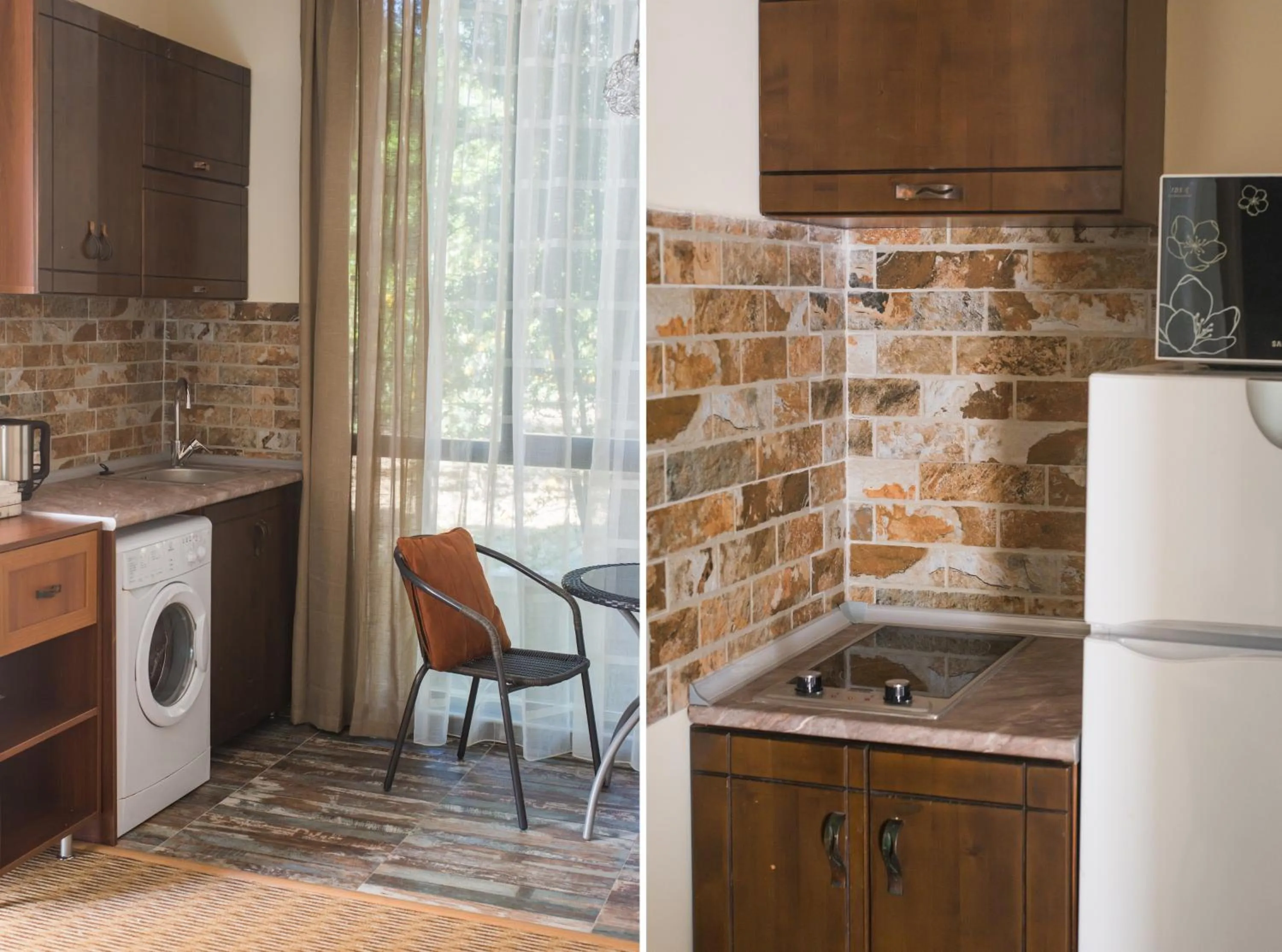 Kitchen or kitchenette in Sofia Residence