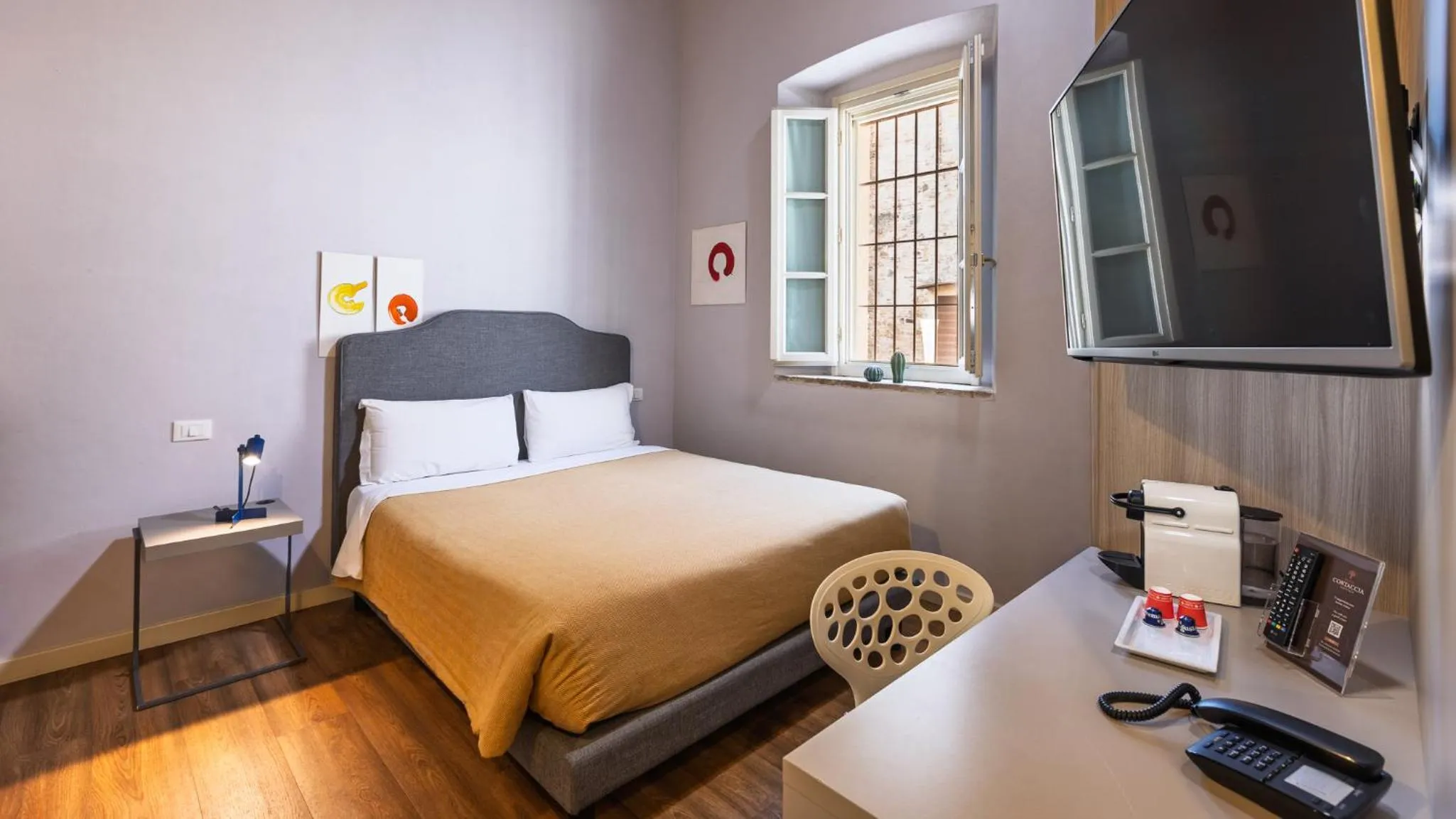 Bed in Hotel Cortaccia Sanvitale