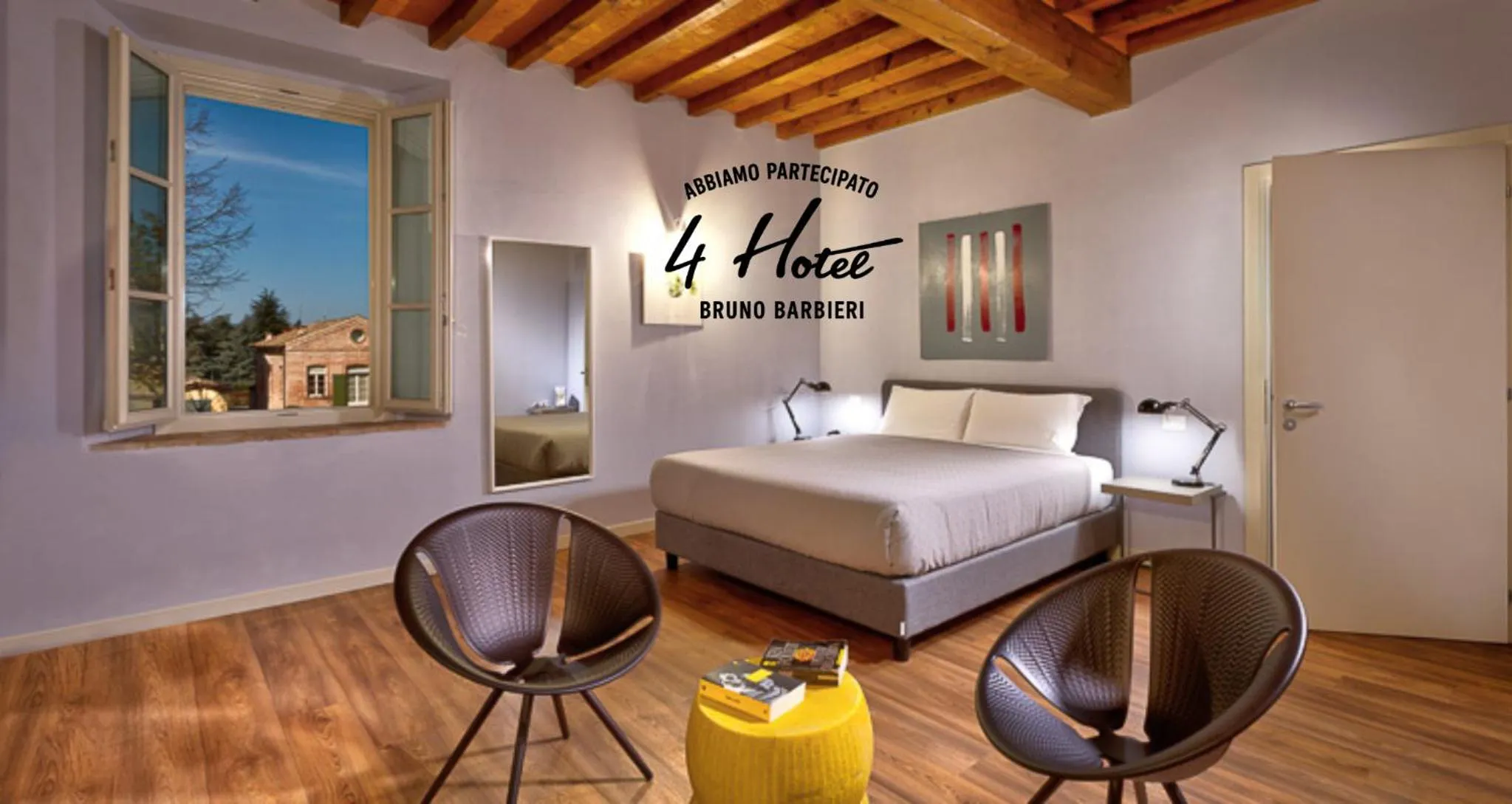 Bed in Hotel Cortaccia Sanvitale