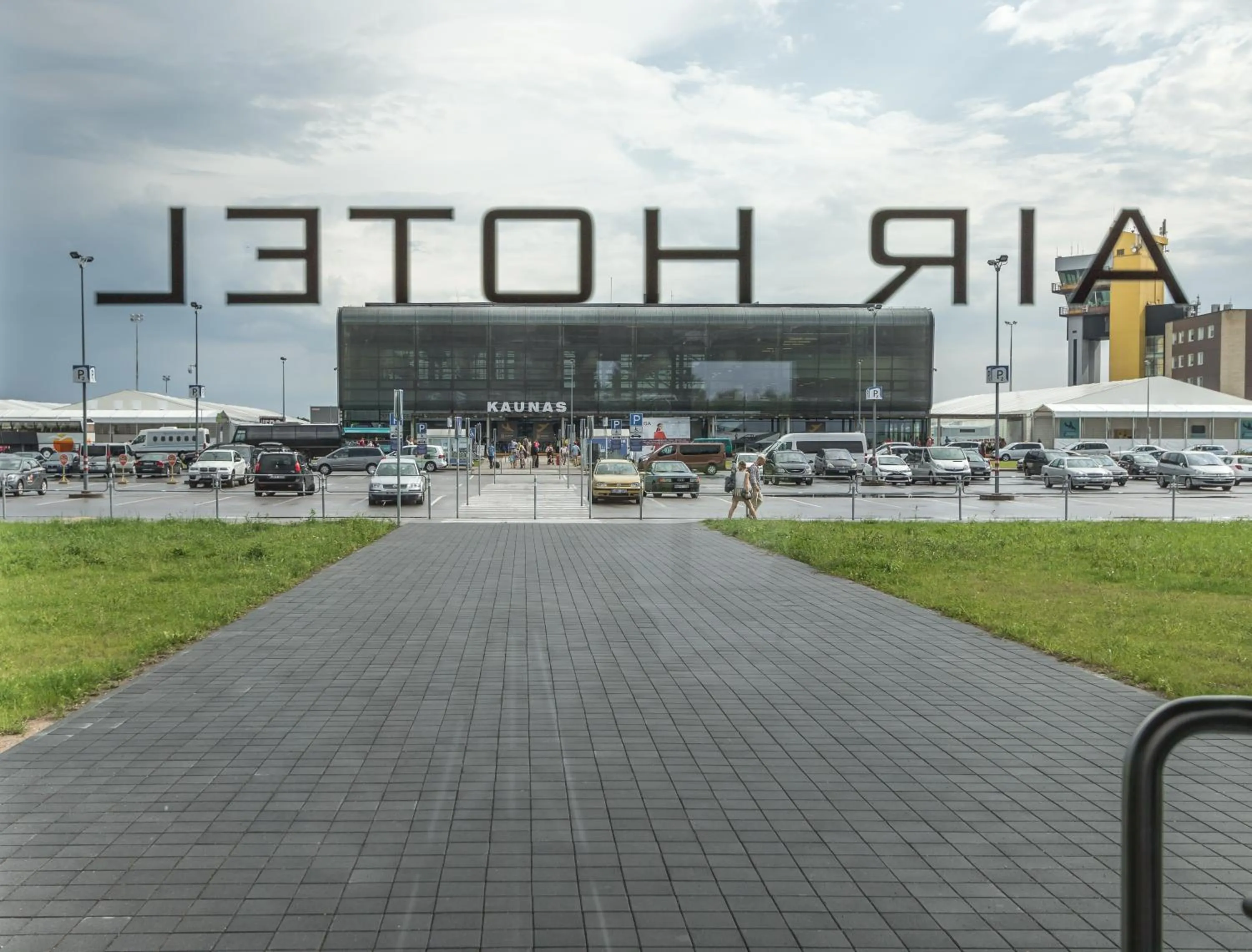 Property logo or sign in Air Hotel