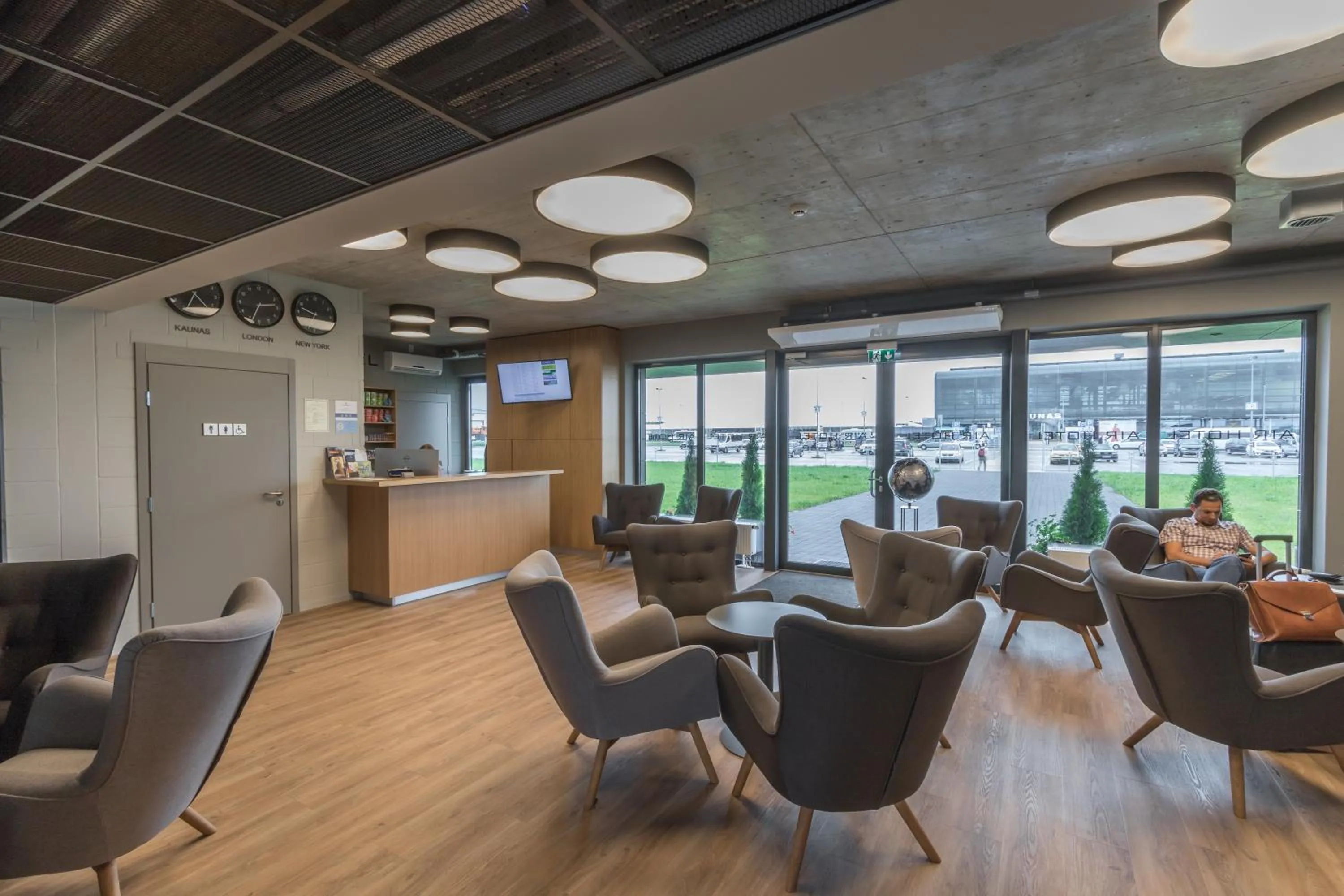 Lobby or reception in Air Hotel